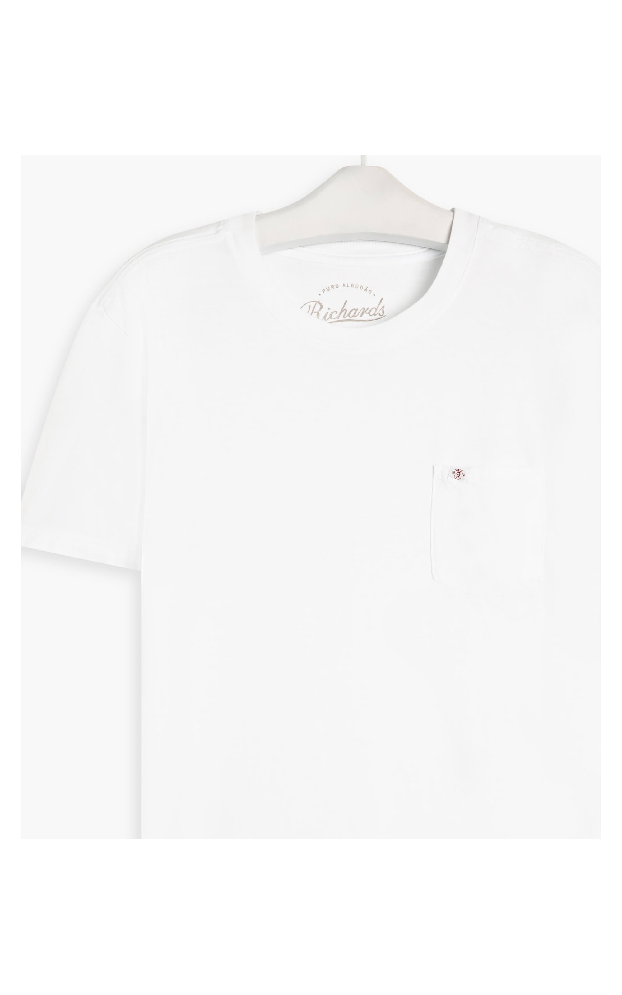 T- Shirt Lisa Com Bolso Branco