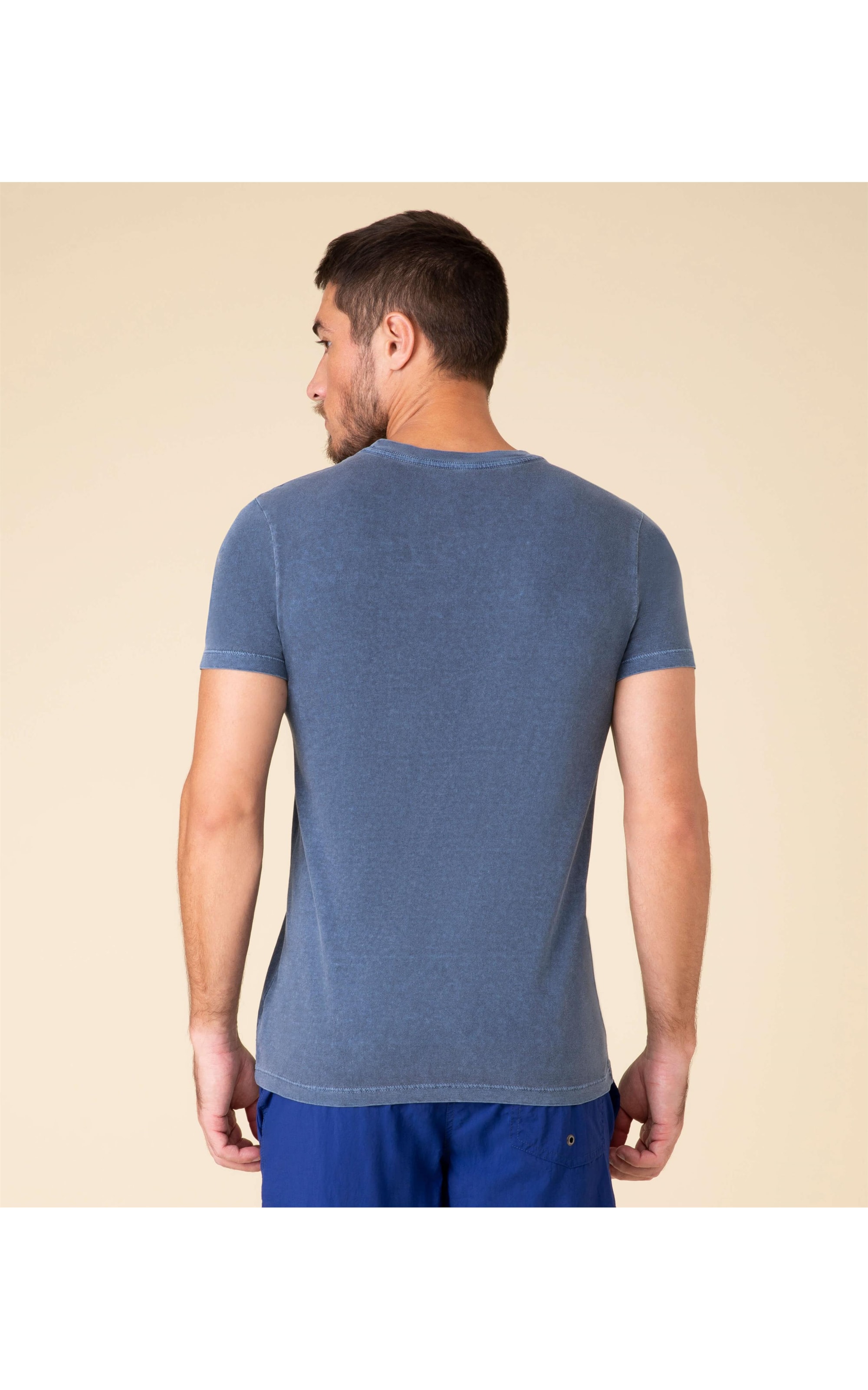 T- Shirt Lisa Com Bolso Dark Navy