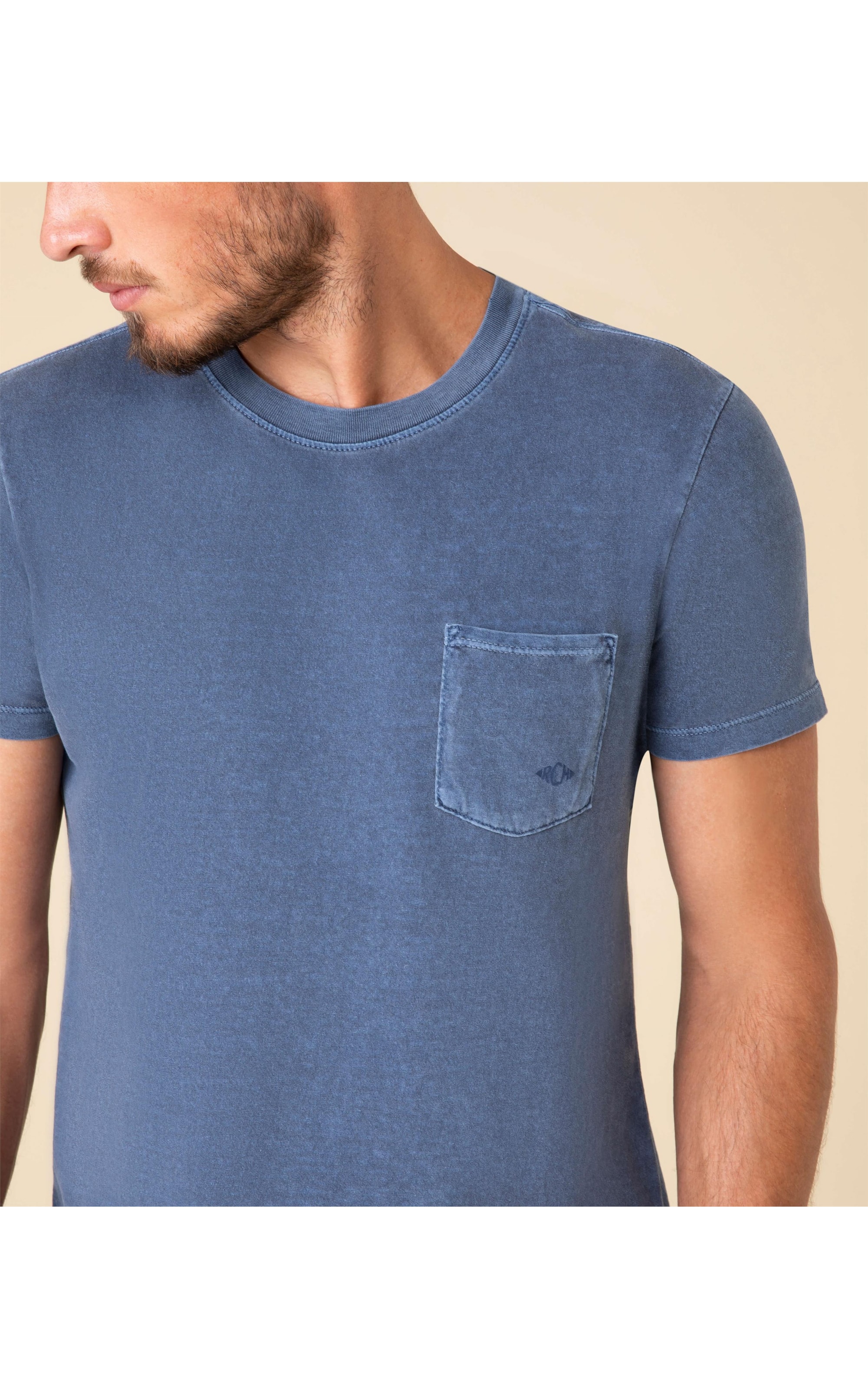 T- Shirt Lisa Com Bolso Dark Navy