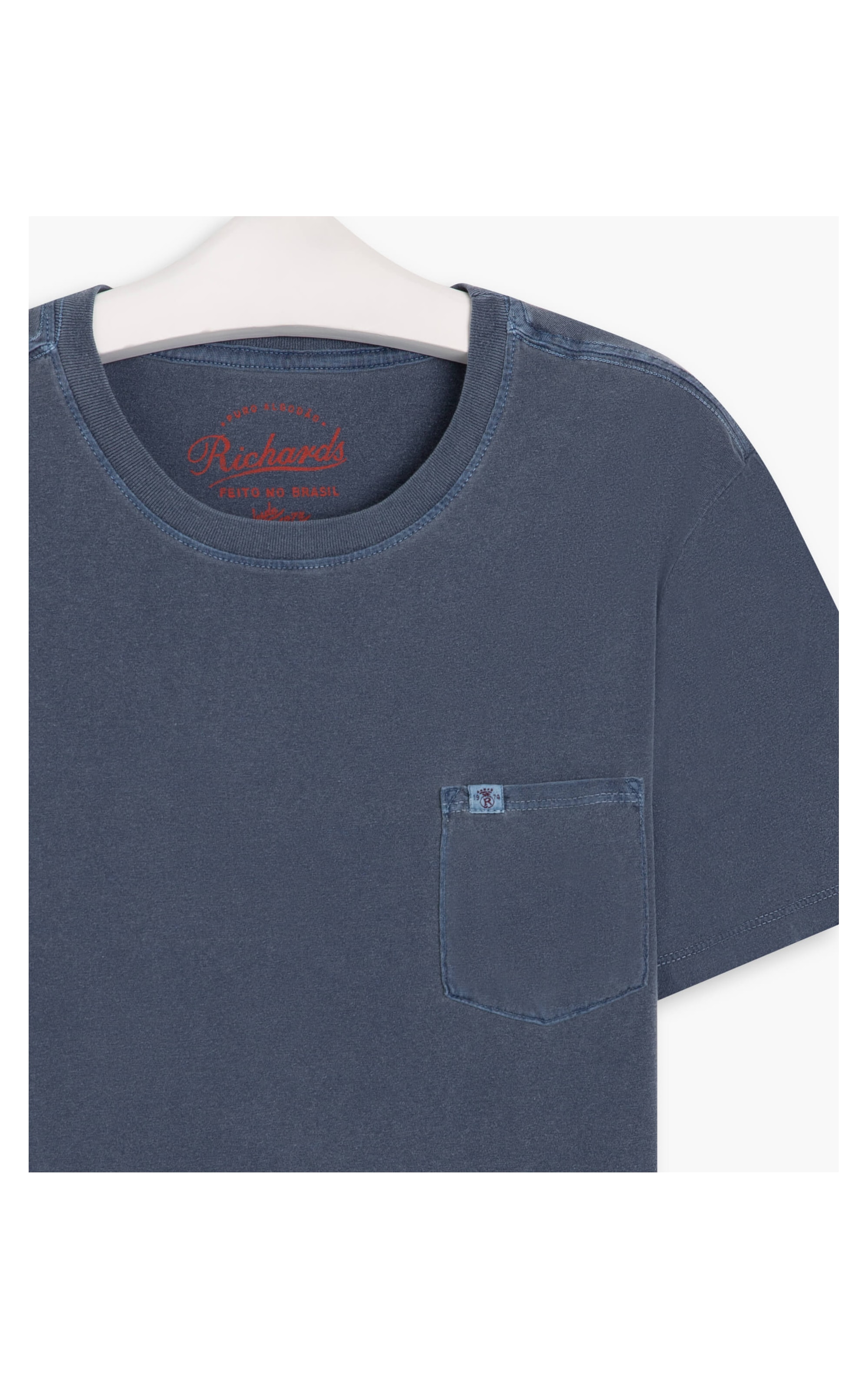 T- Shirt Lisa Com Bolso Dark Navy
