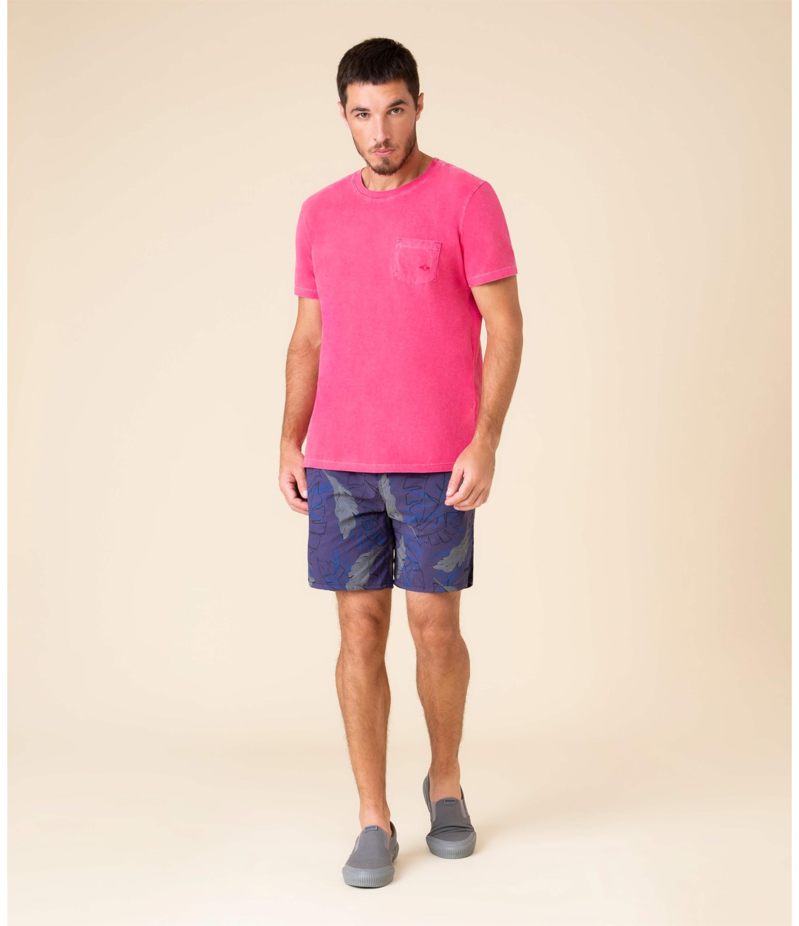 T- Shirt Lisa Com Bolso Pink