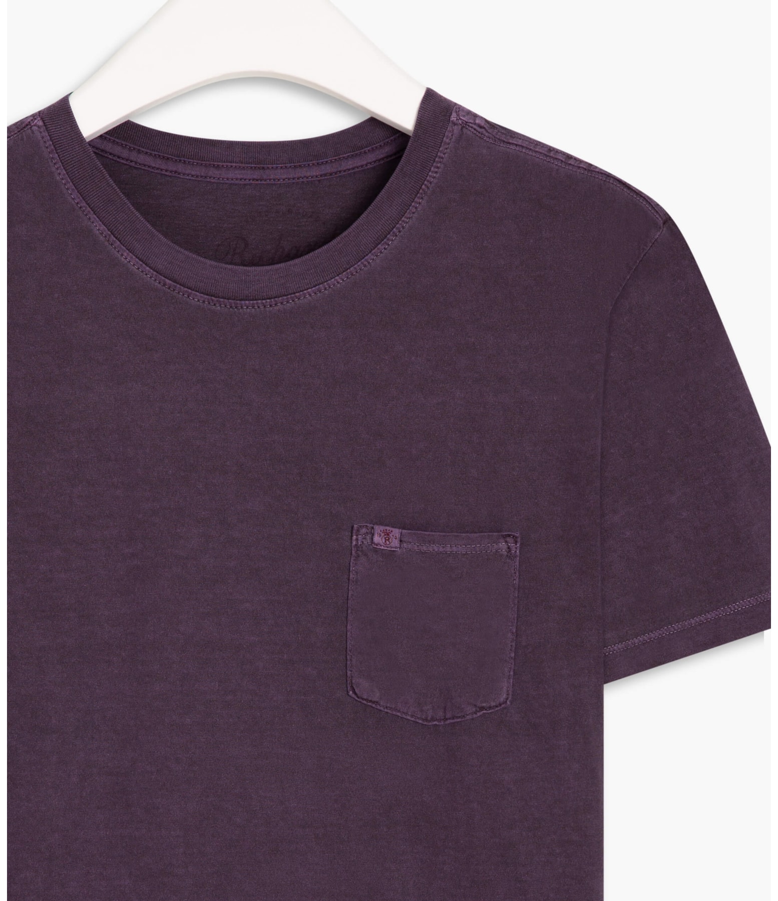 T- Shirt Lisa Com Bolso Roxo