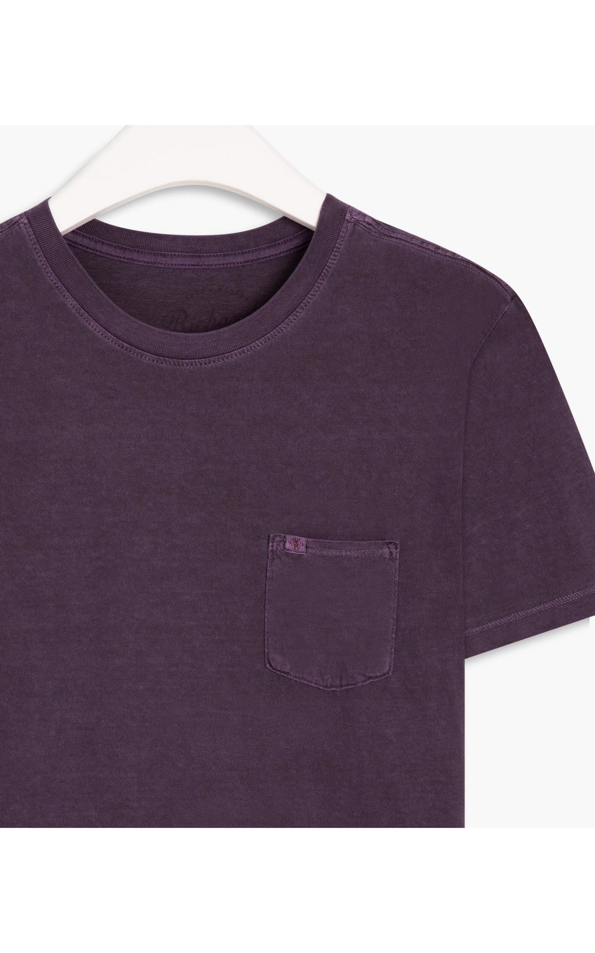 T- Shirt Lisa Com Bolso Roxo