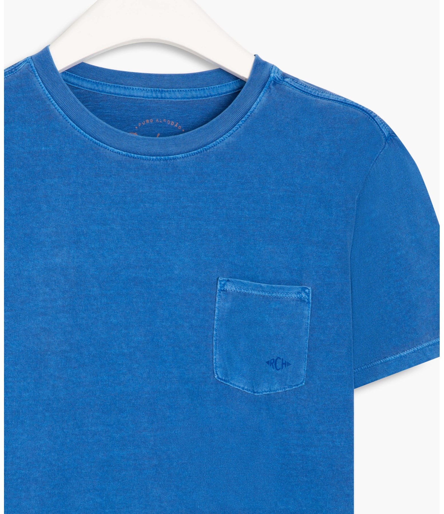 T- Shirt Lisa Com Bolso Turquesa