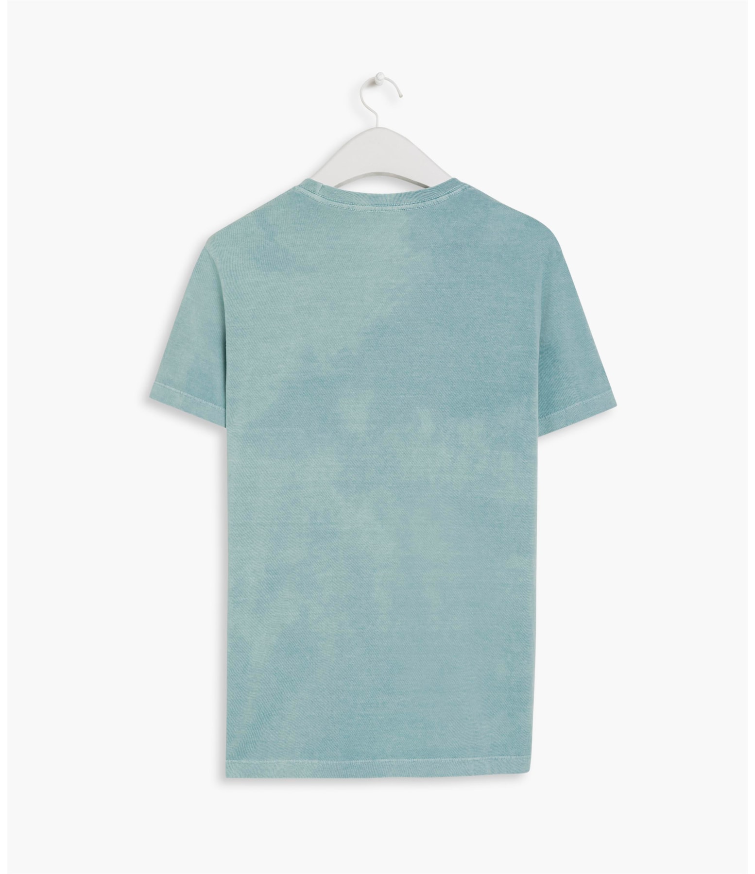 T-Shirt Lisa Com Bolso Verde Água