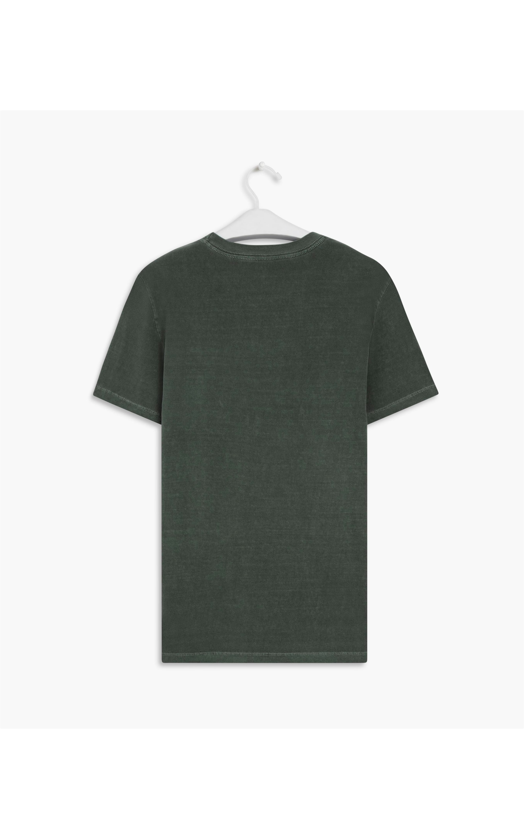 T- Shirt Lisa Com Bolso Verde Escuro