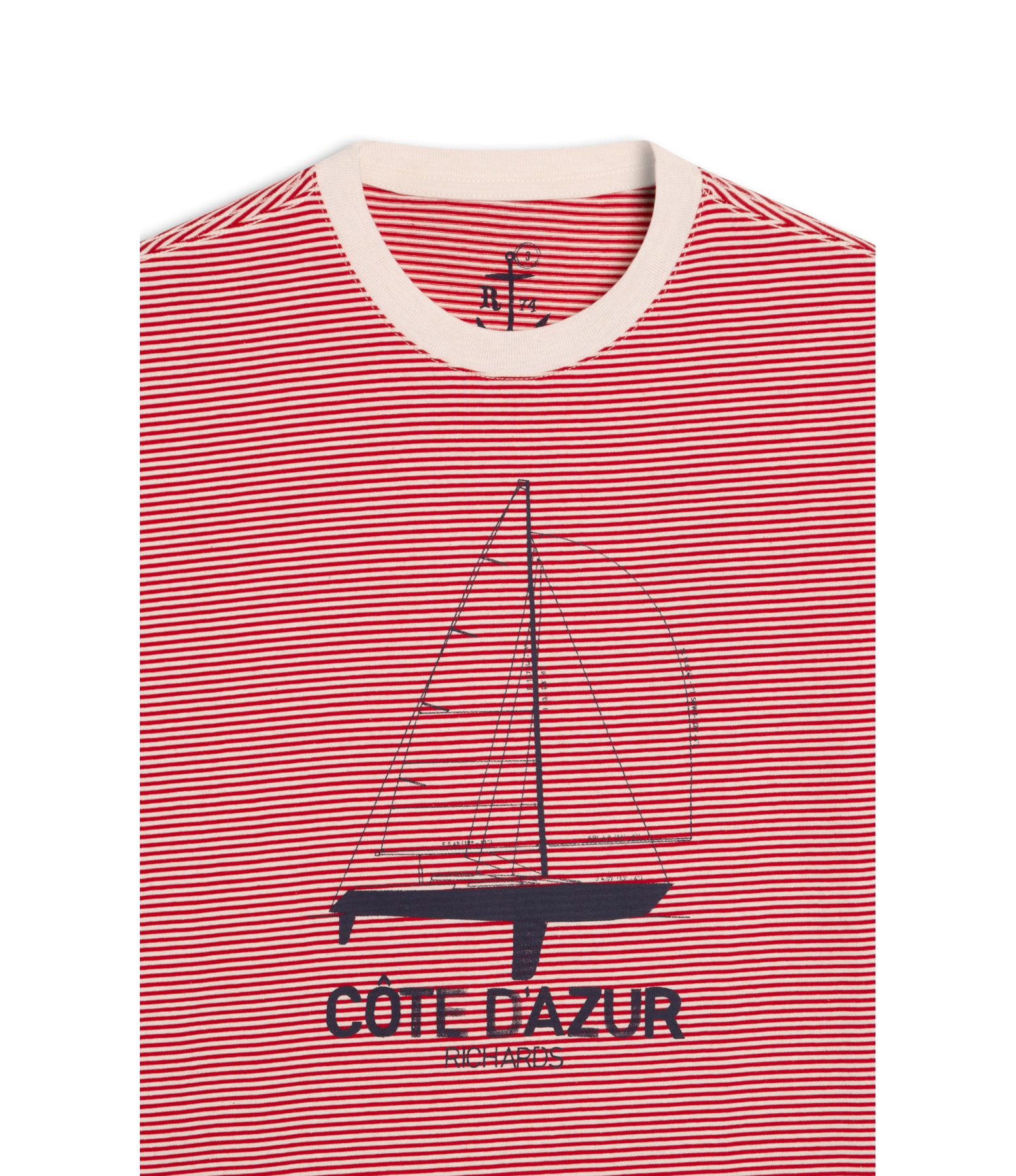 T-Shirt   Listra Cotê Dazur Vermelho