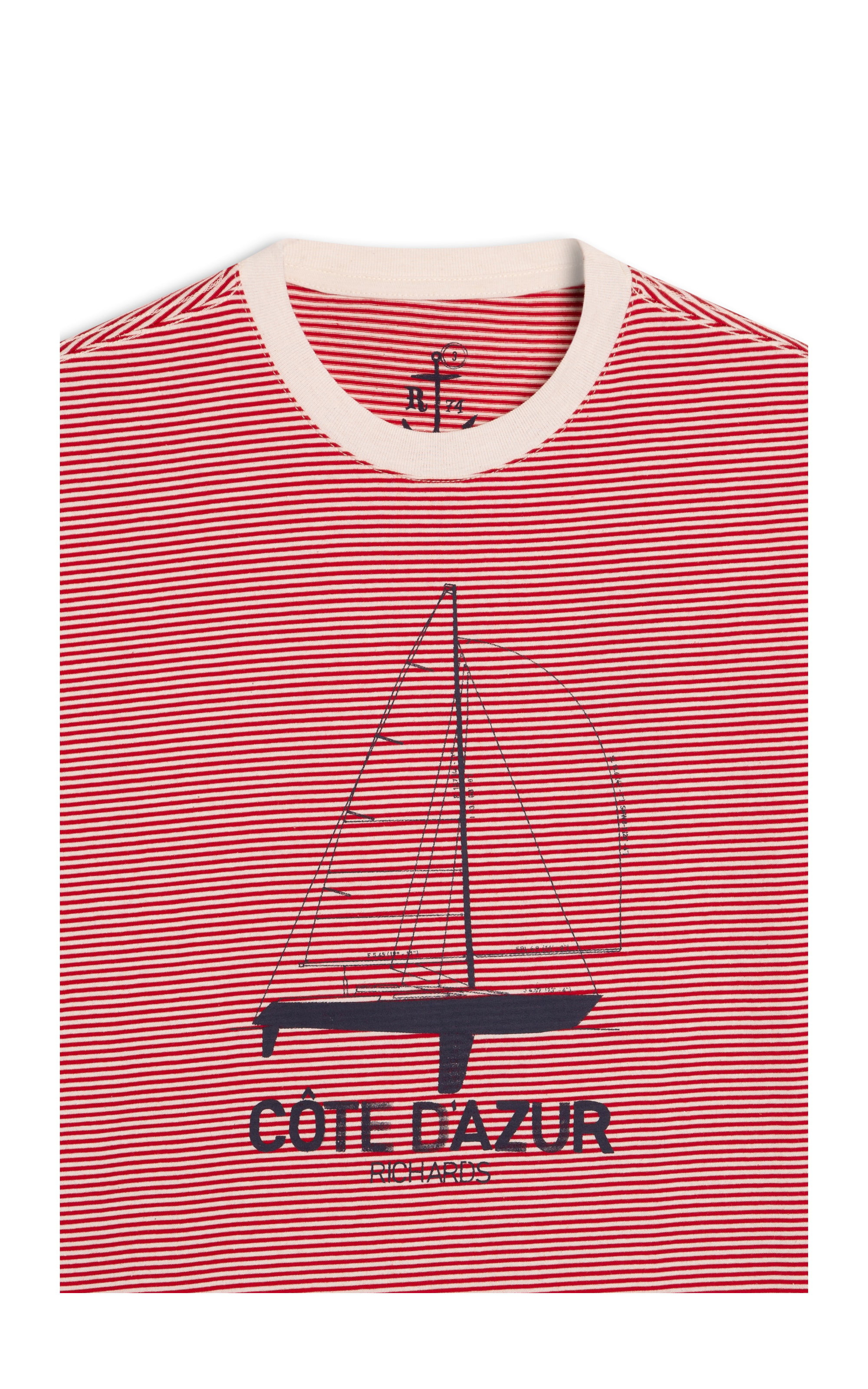 T-Shirt   Listra Cotê Dazur Vermelho