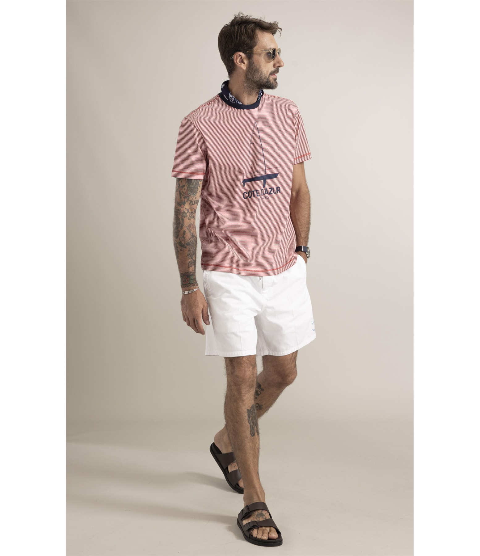 T-Shirt   Listra Cotê Dazur Vermelho