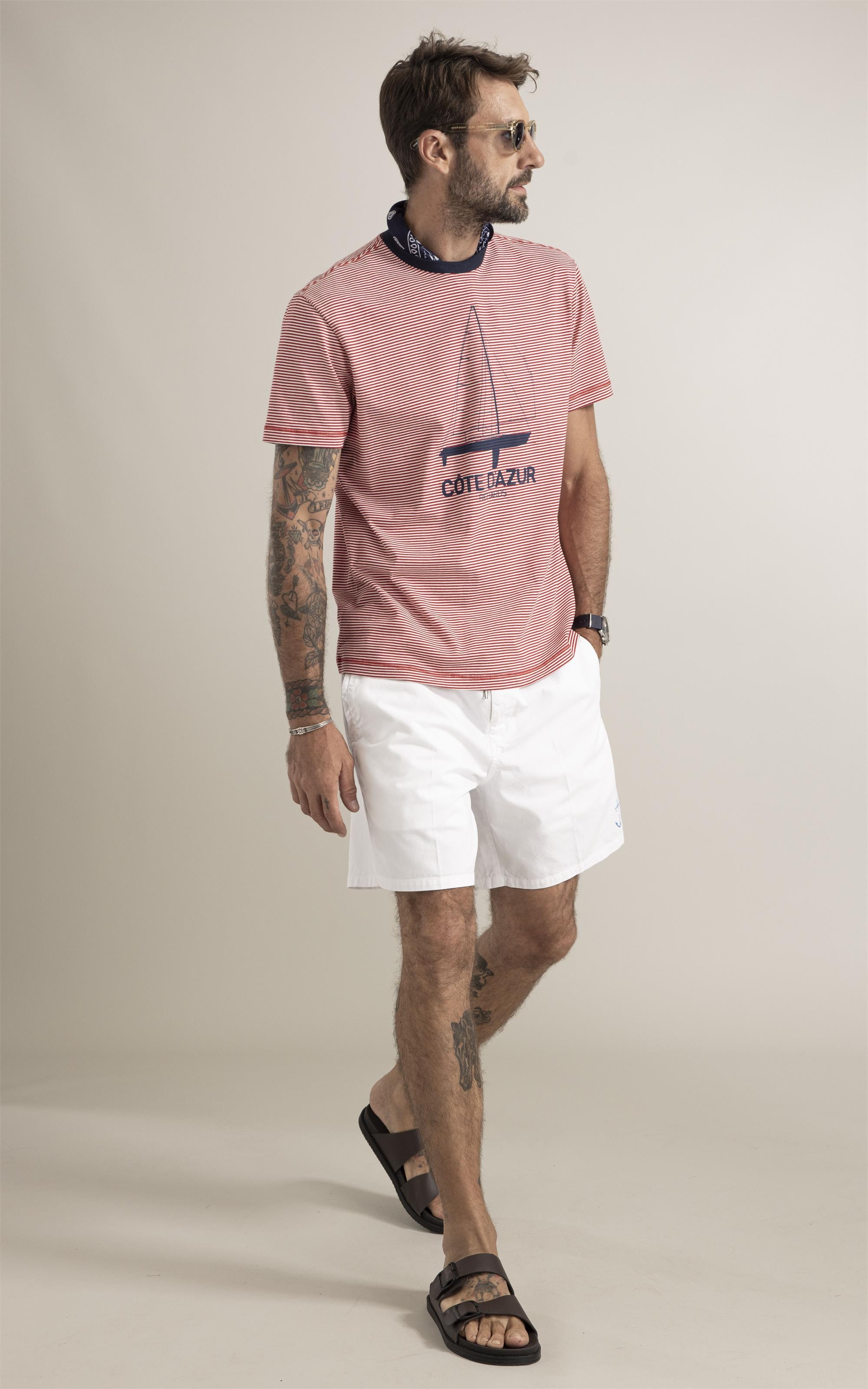 T-Shirt   Listra Cotê Dazur Vermelho