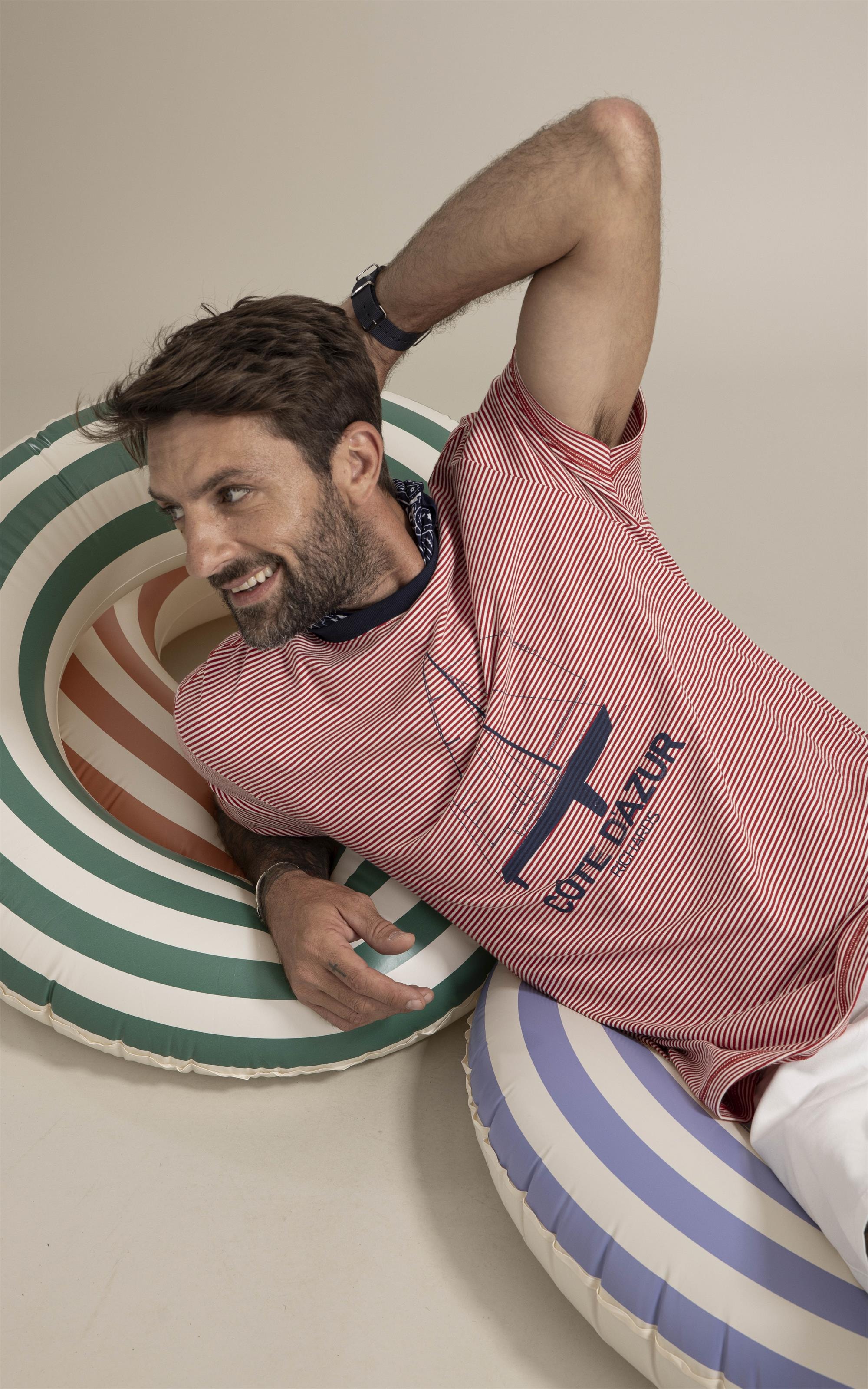 T-Shirt   Listra Cotê Dazur Vermelho