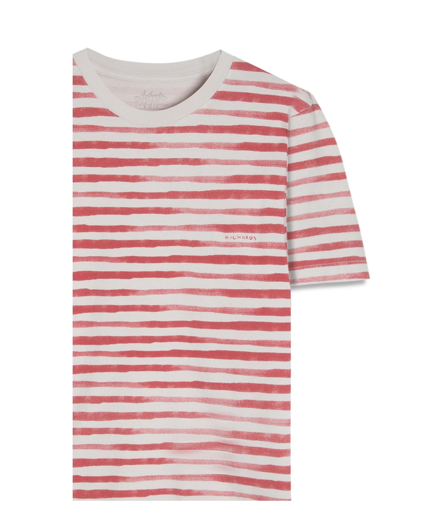 T-Shirt Listrado Garnet Mc Bf Vermelho