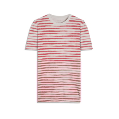 T-Shirt Listrado Garnet Mc Bf Vermelho