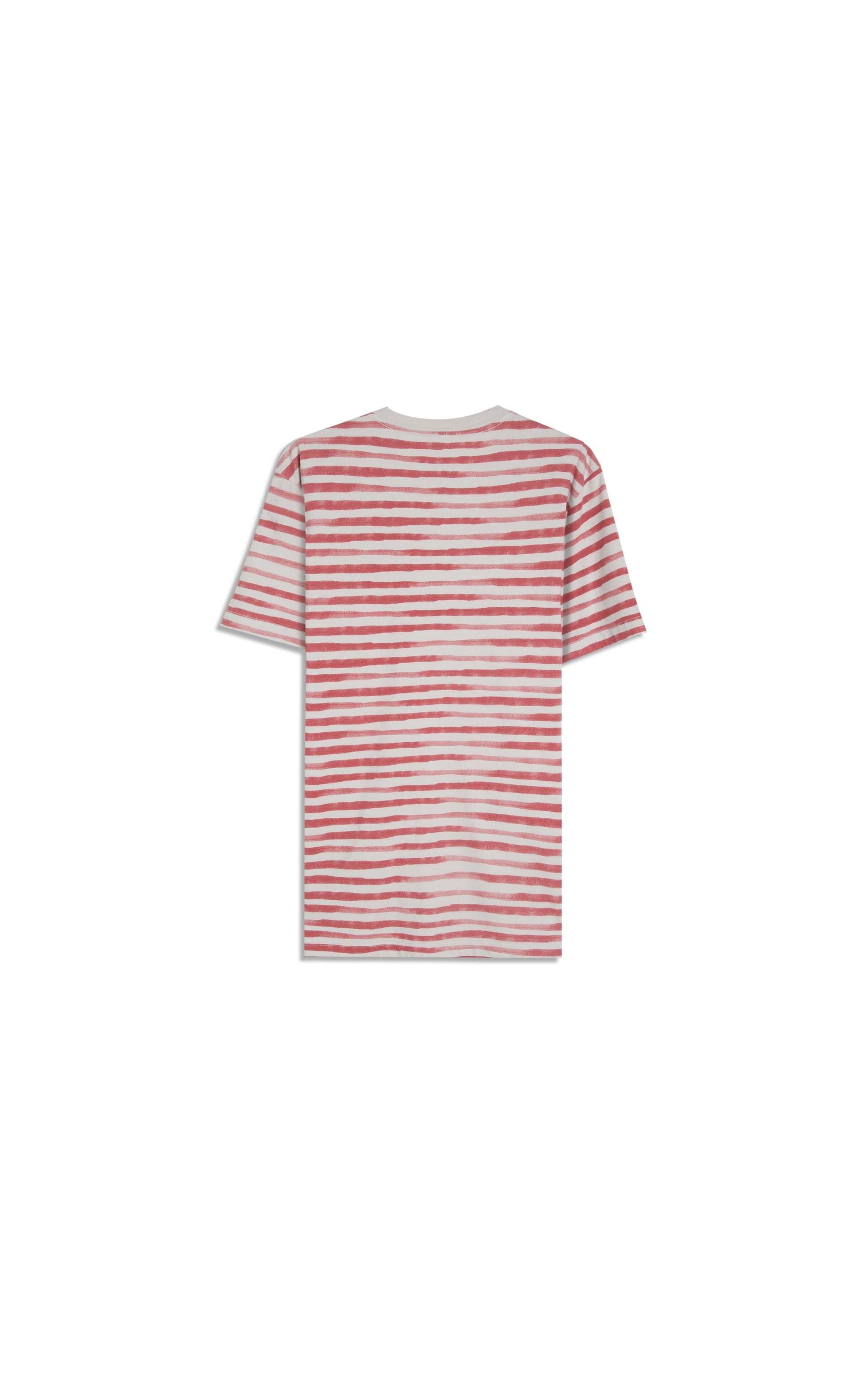 T-Shirt Listrado Garnet Mc Bf Vermelho