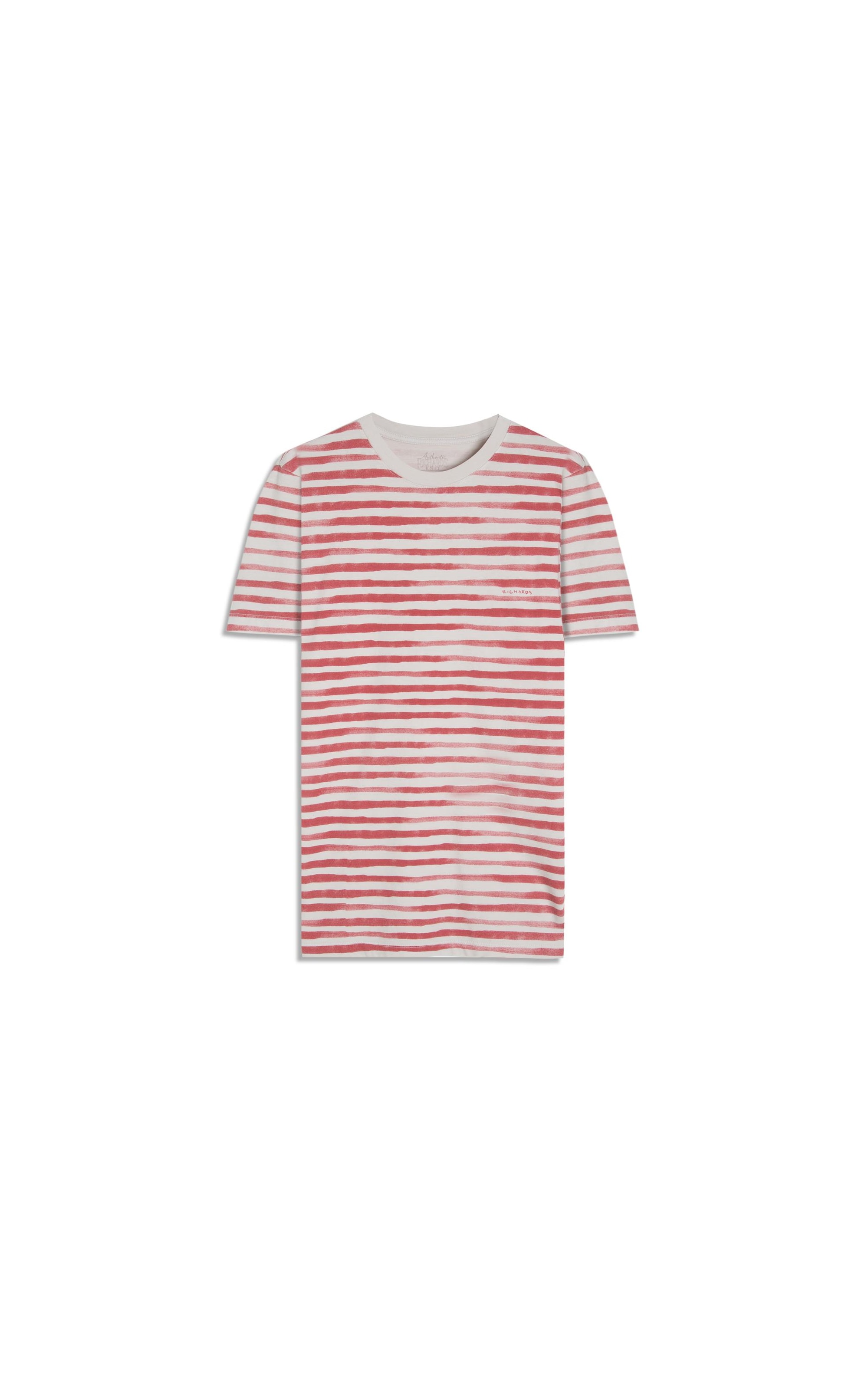 T-Shirt Listrado Garnet Mc Bf Vermelho