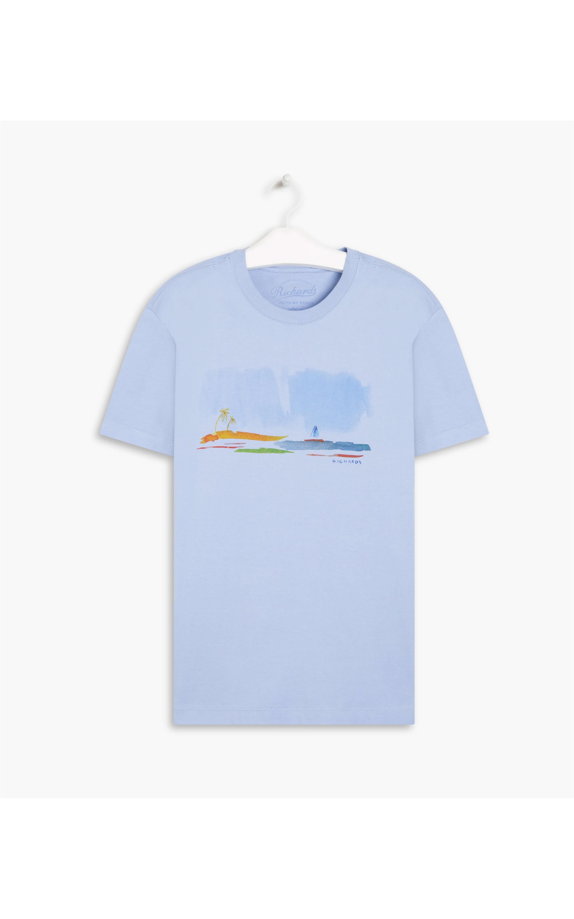 T-Shirt Little Boat Azul Claro