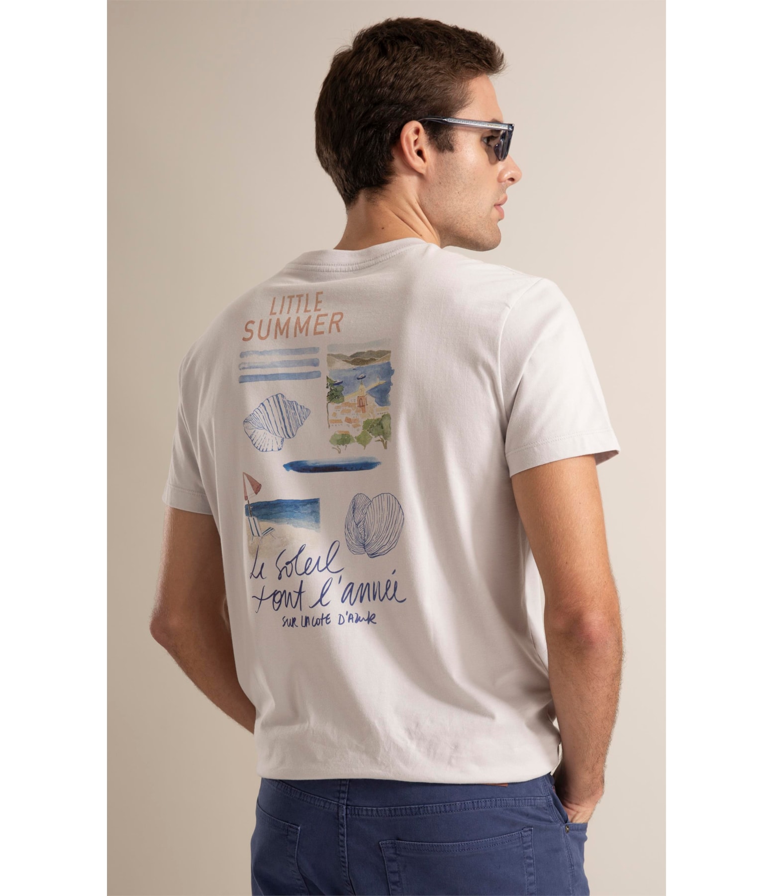 T-Shirt Little Suer Prata