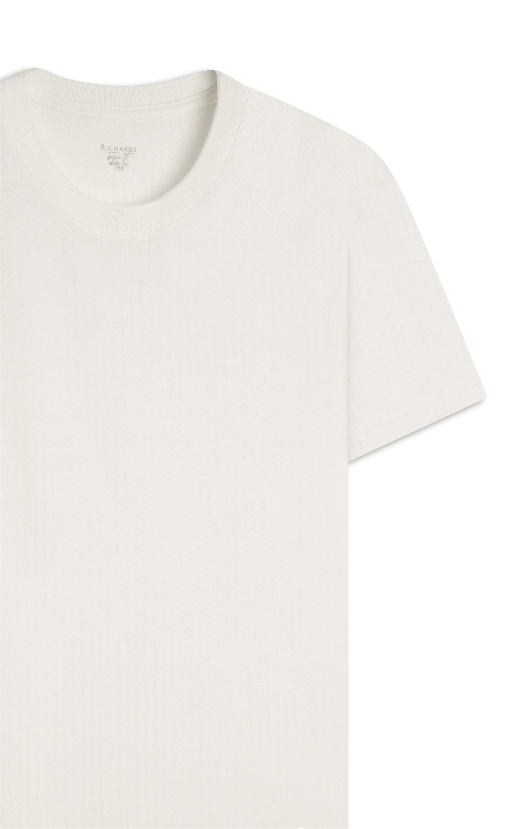 T-Shirt Malha Bitcoin Mc Bf Off White