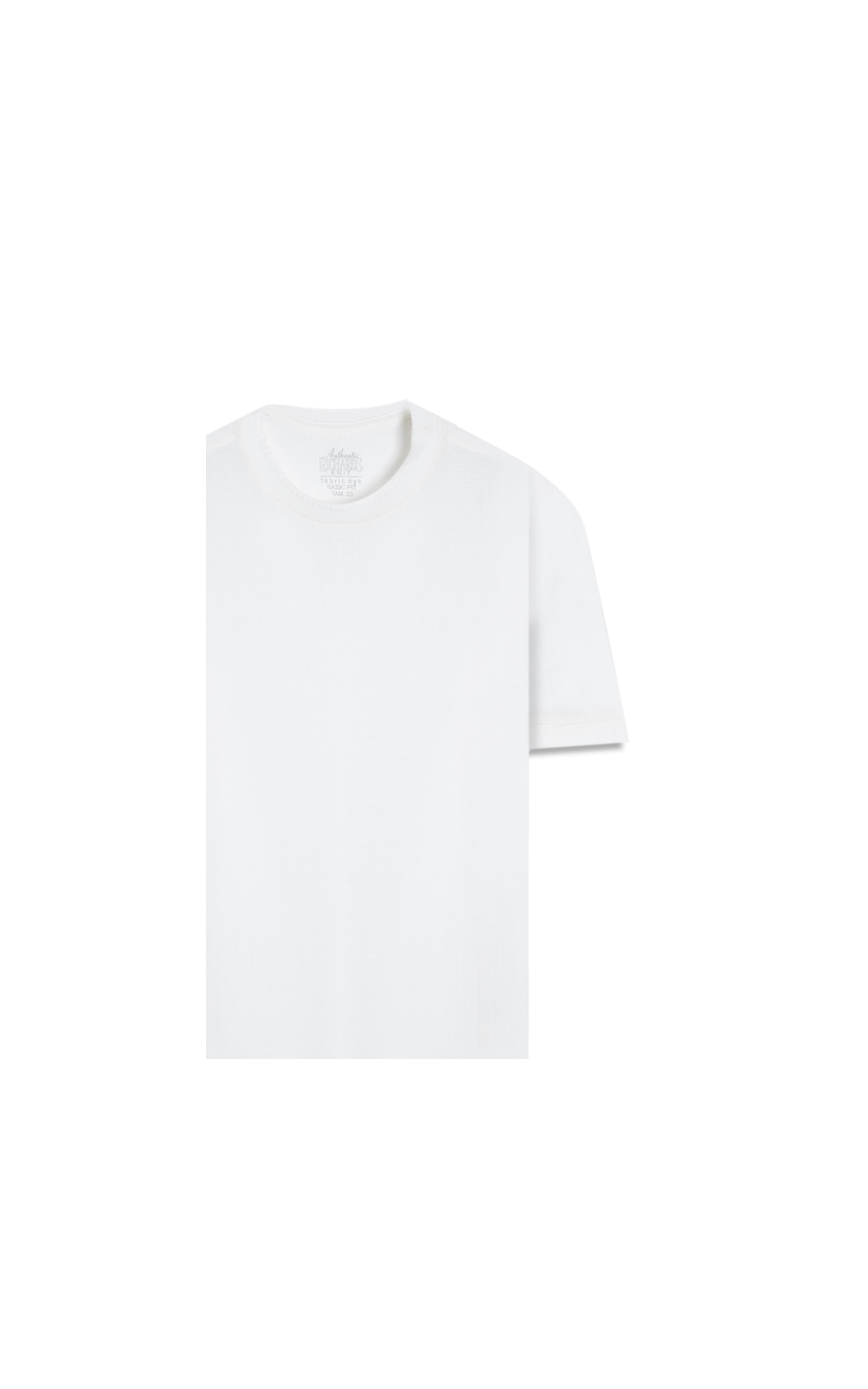 T-Shirt Malha Cutting Bf Off White