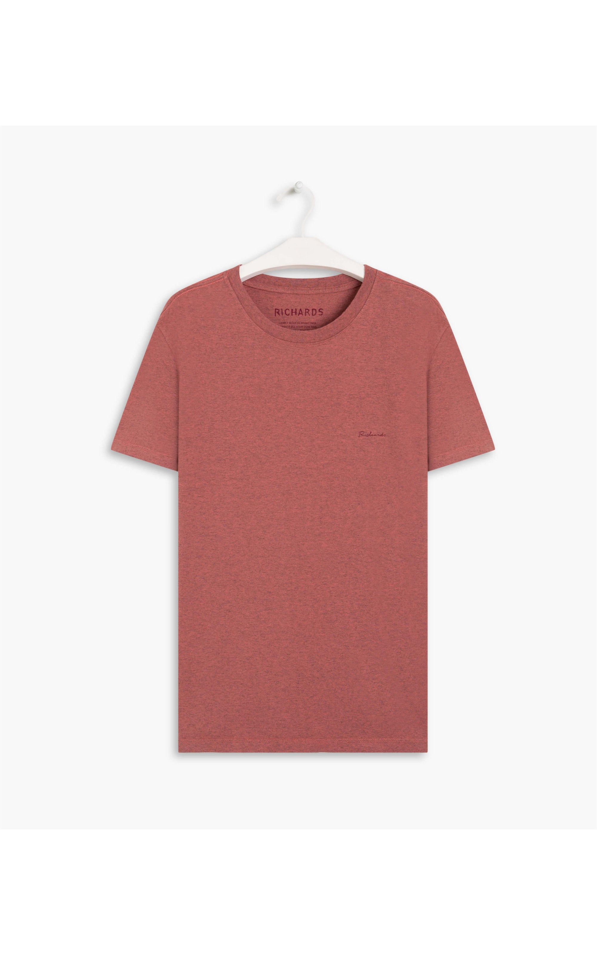 T-Shirt Malha Mescla Richards Mc Bordeaux