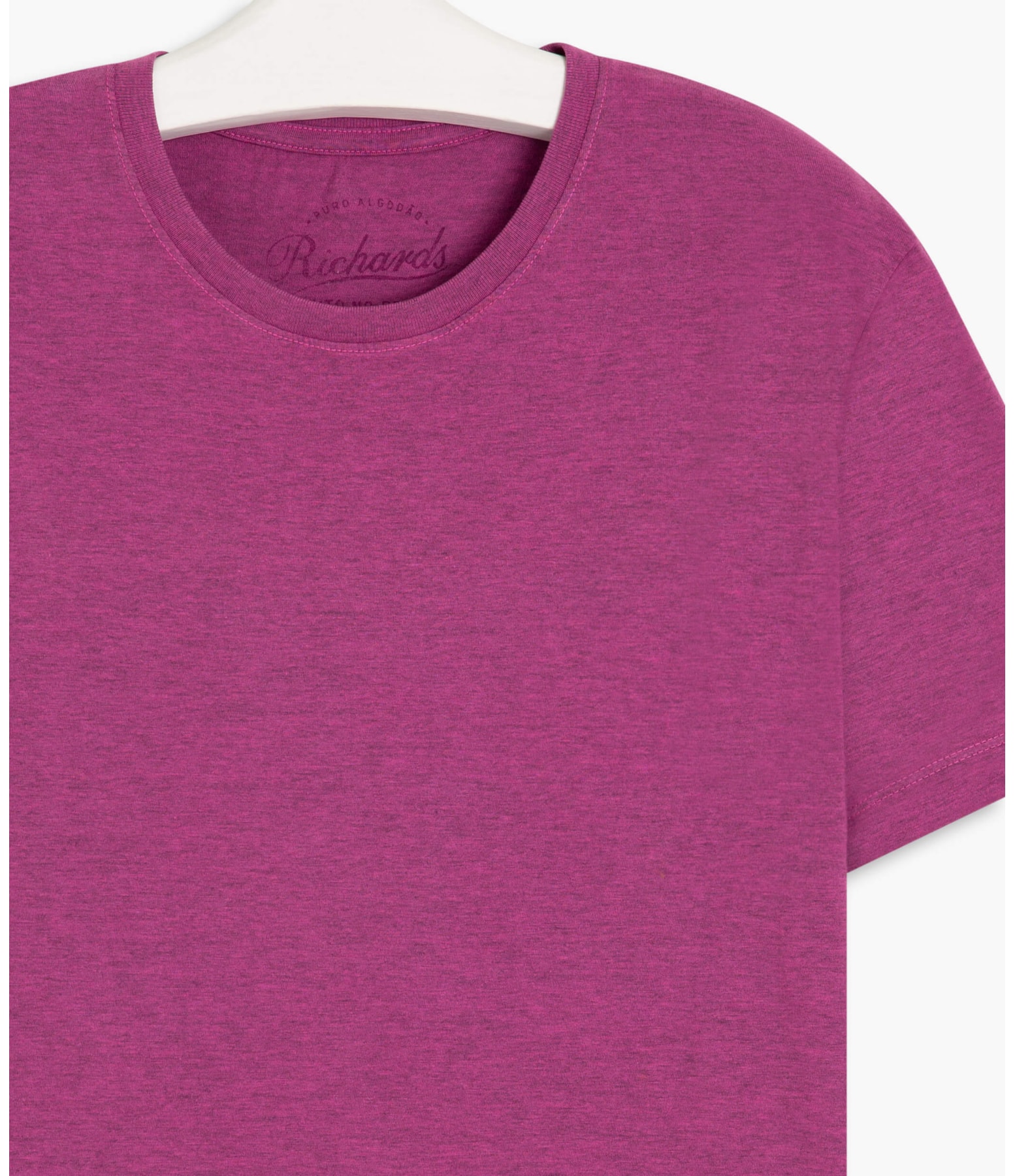 T-Shirt Malha Mescla Richards Mc Pink