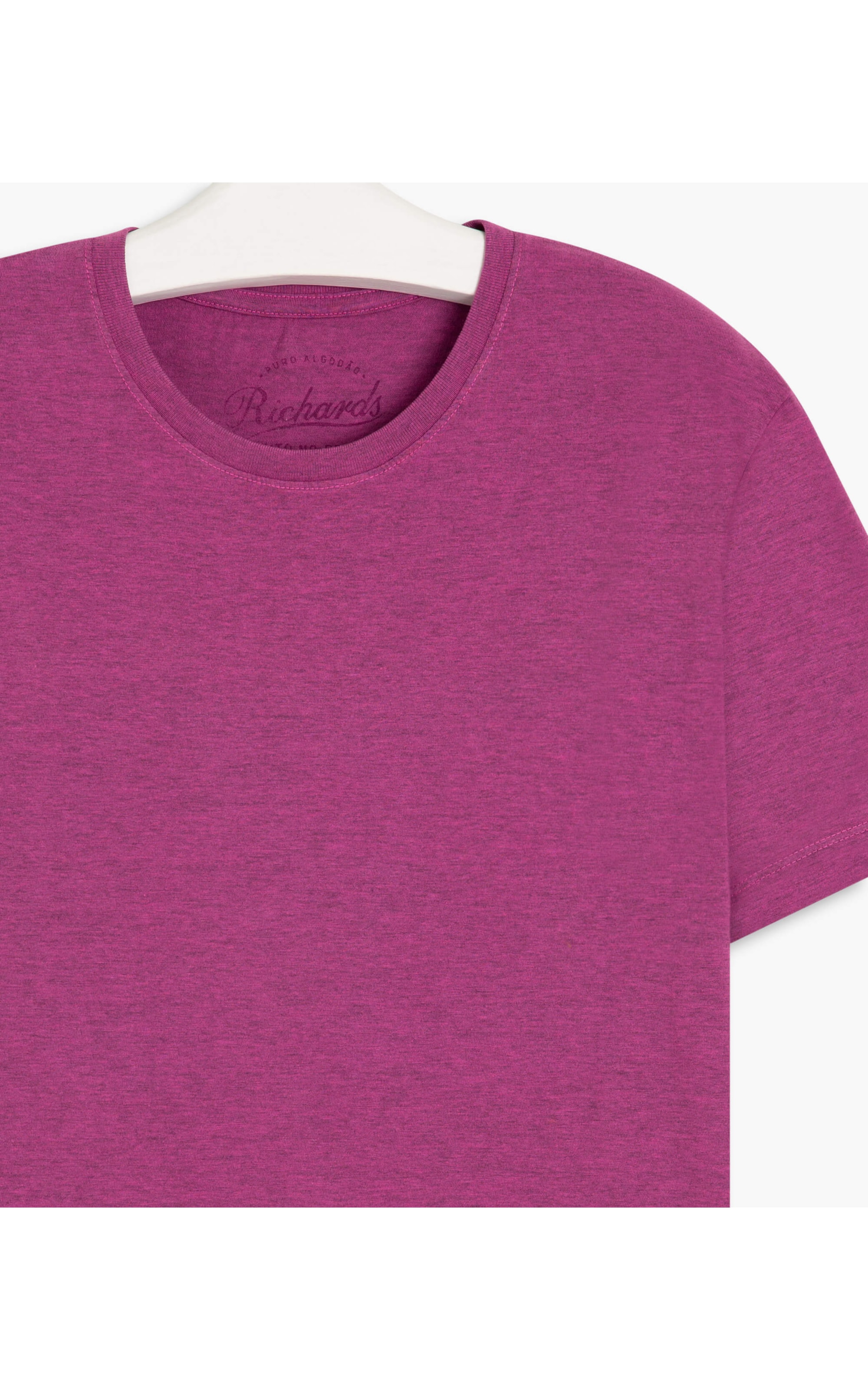 T-Shirt Malha Mescla Richards Mc Pink