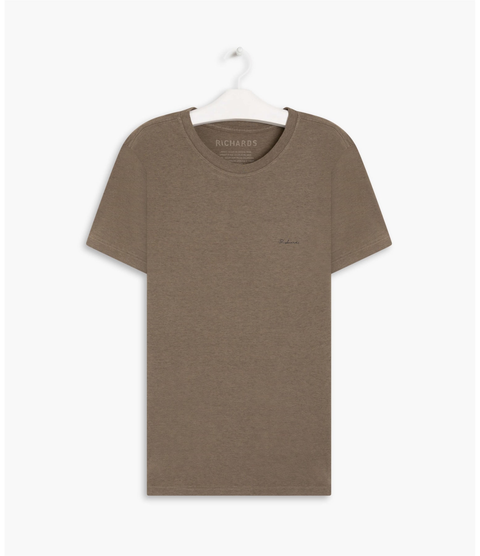 T-Shirt Malha Mescla Richards Mc Tabaco