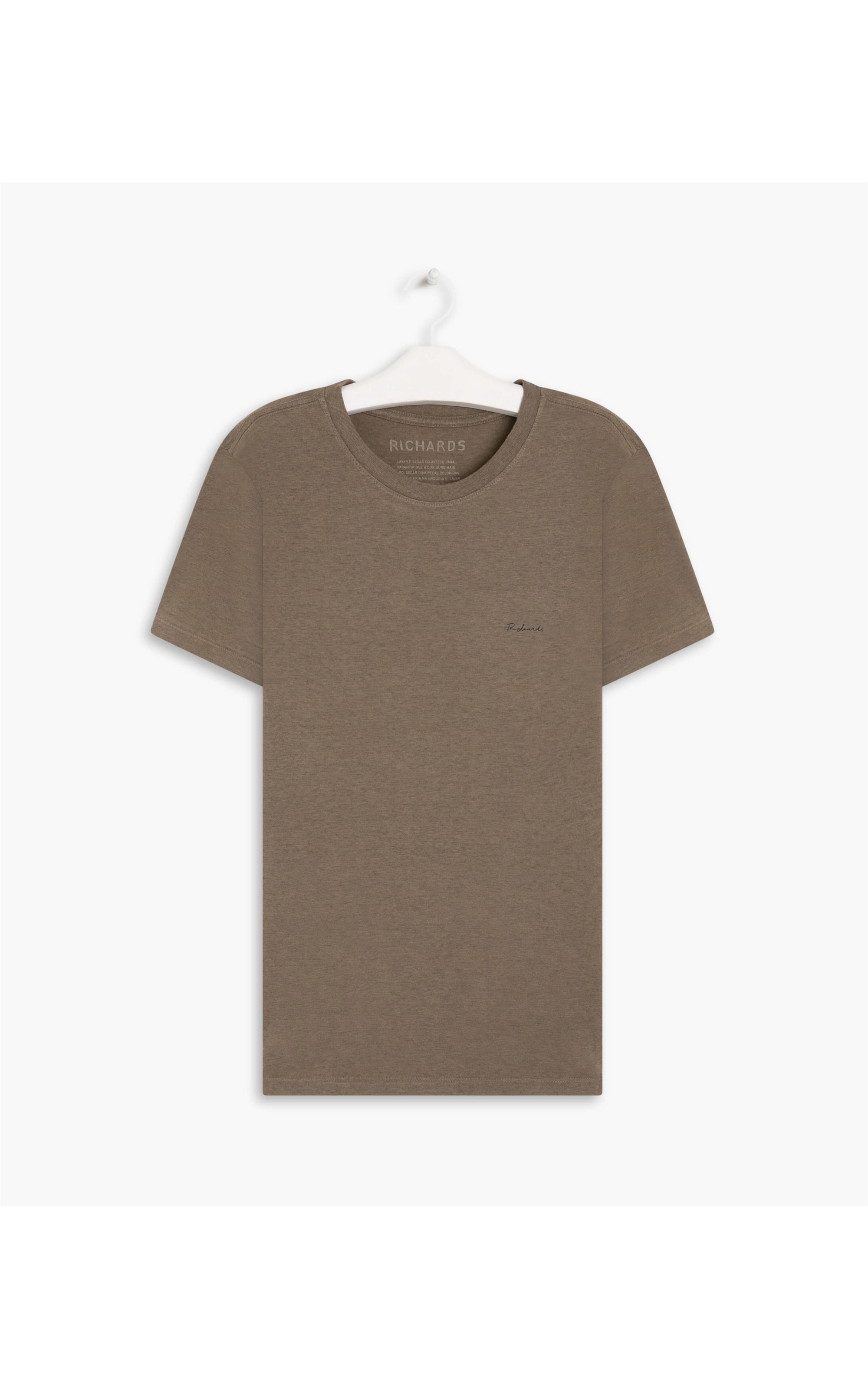 T-Shirt Malha Mescla Richards Mc Tabaco
