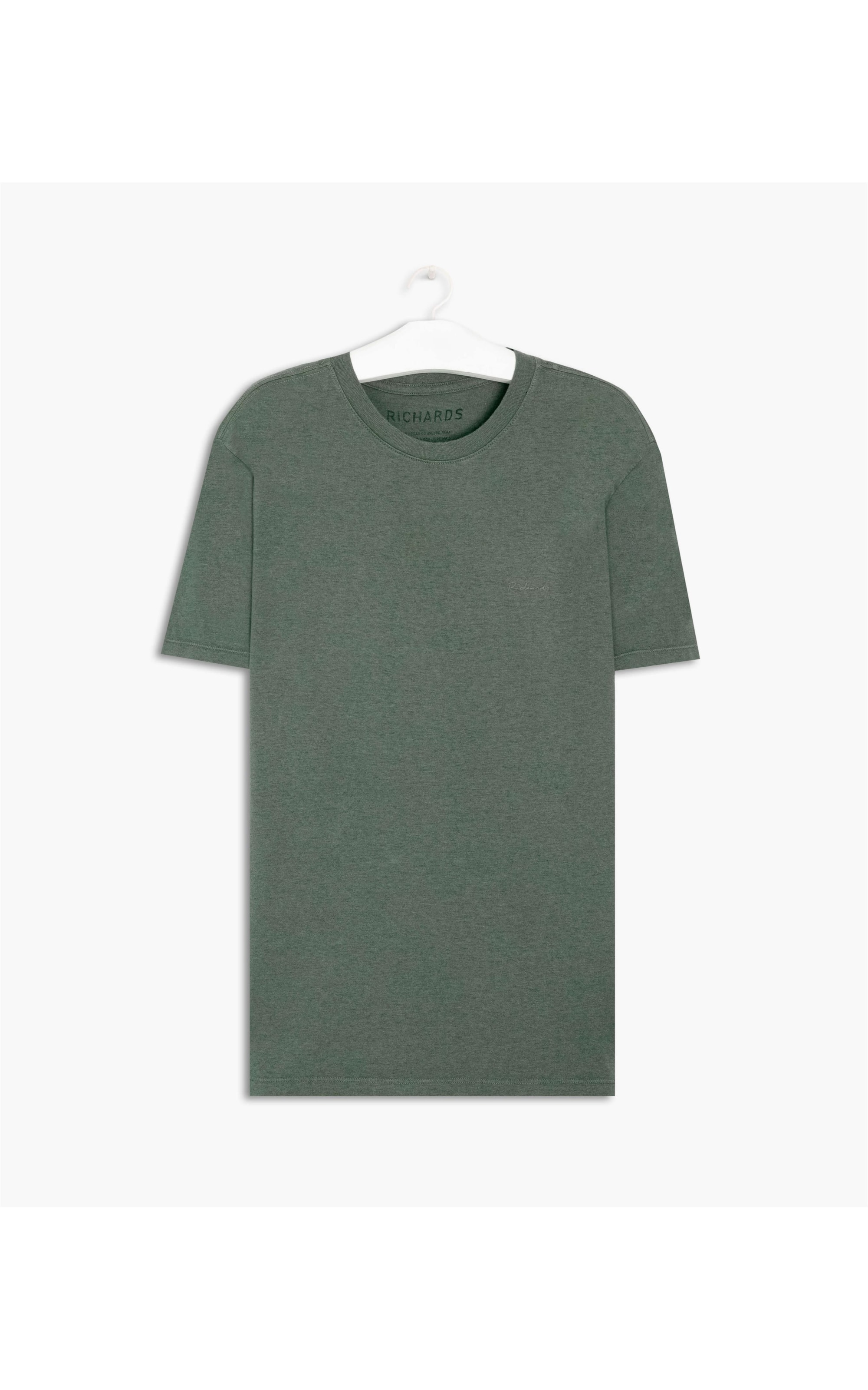 T-Shirt Malha Mescla Richards Mc Verde Army