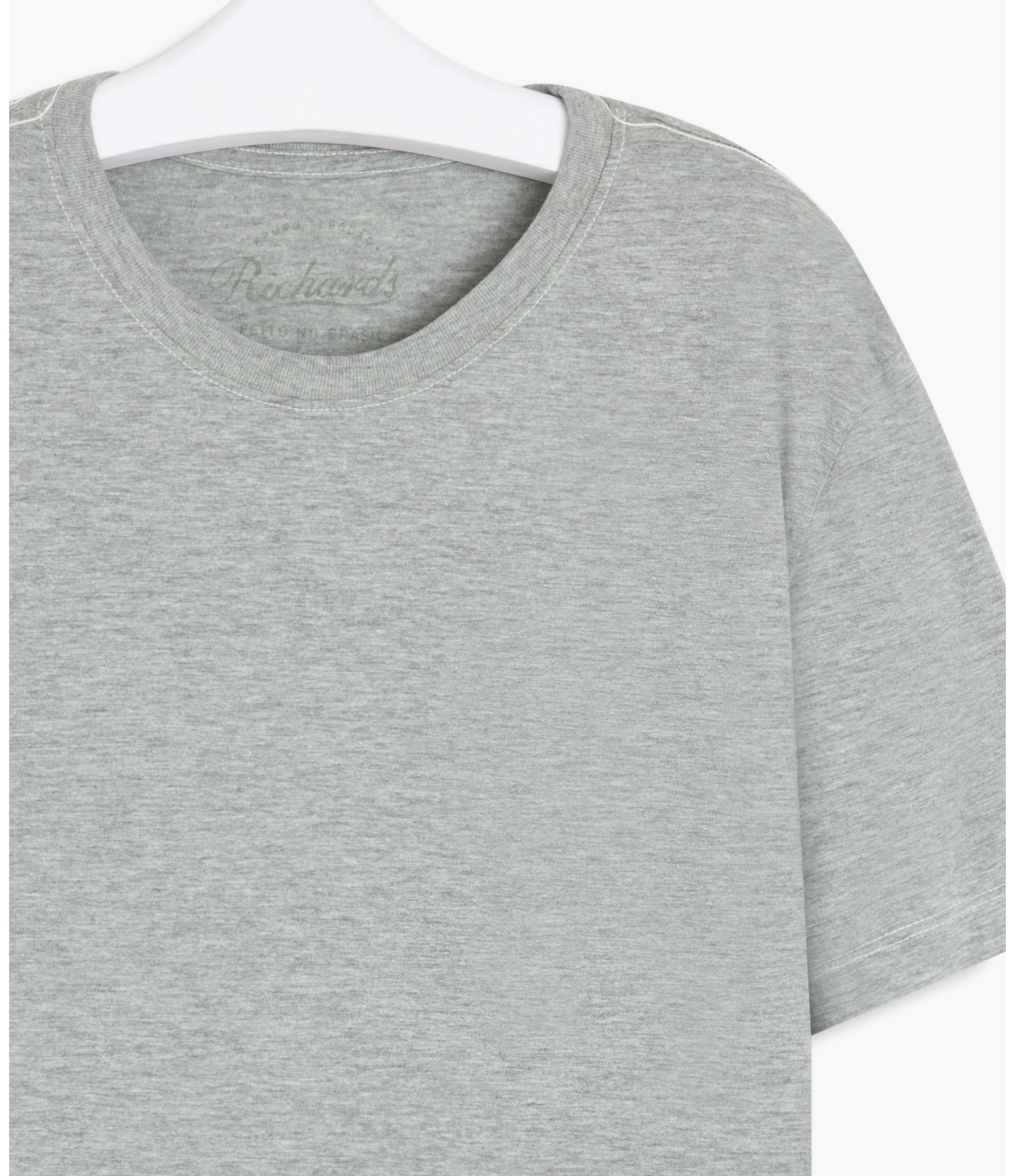 T-Shirt Malha Mescla Richards Mc Verde Maca