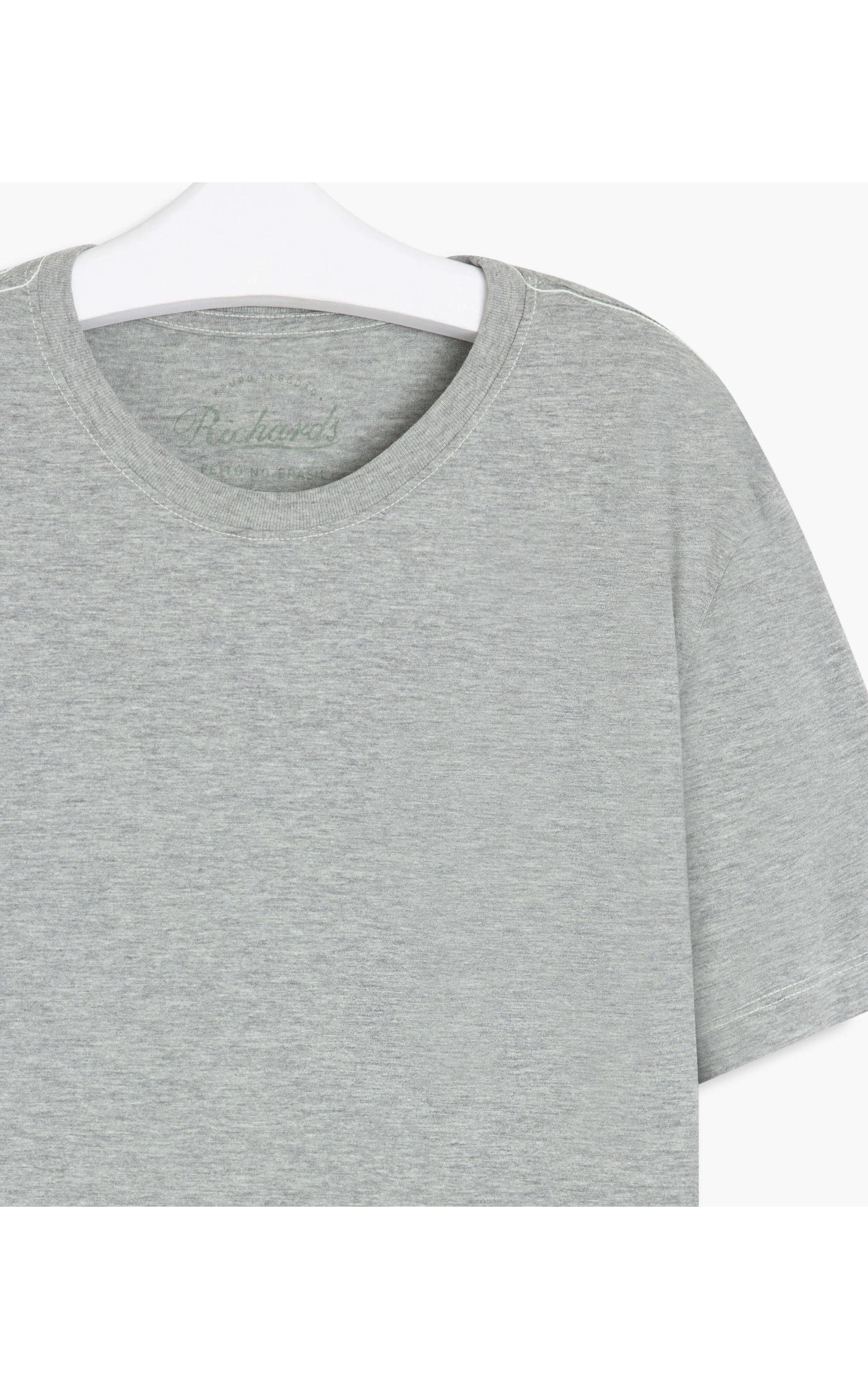 T-Shirt Malha Mescla Richards Mc Verde Maca