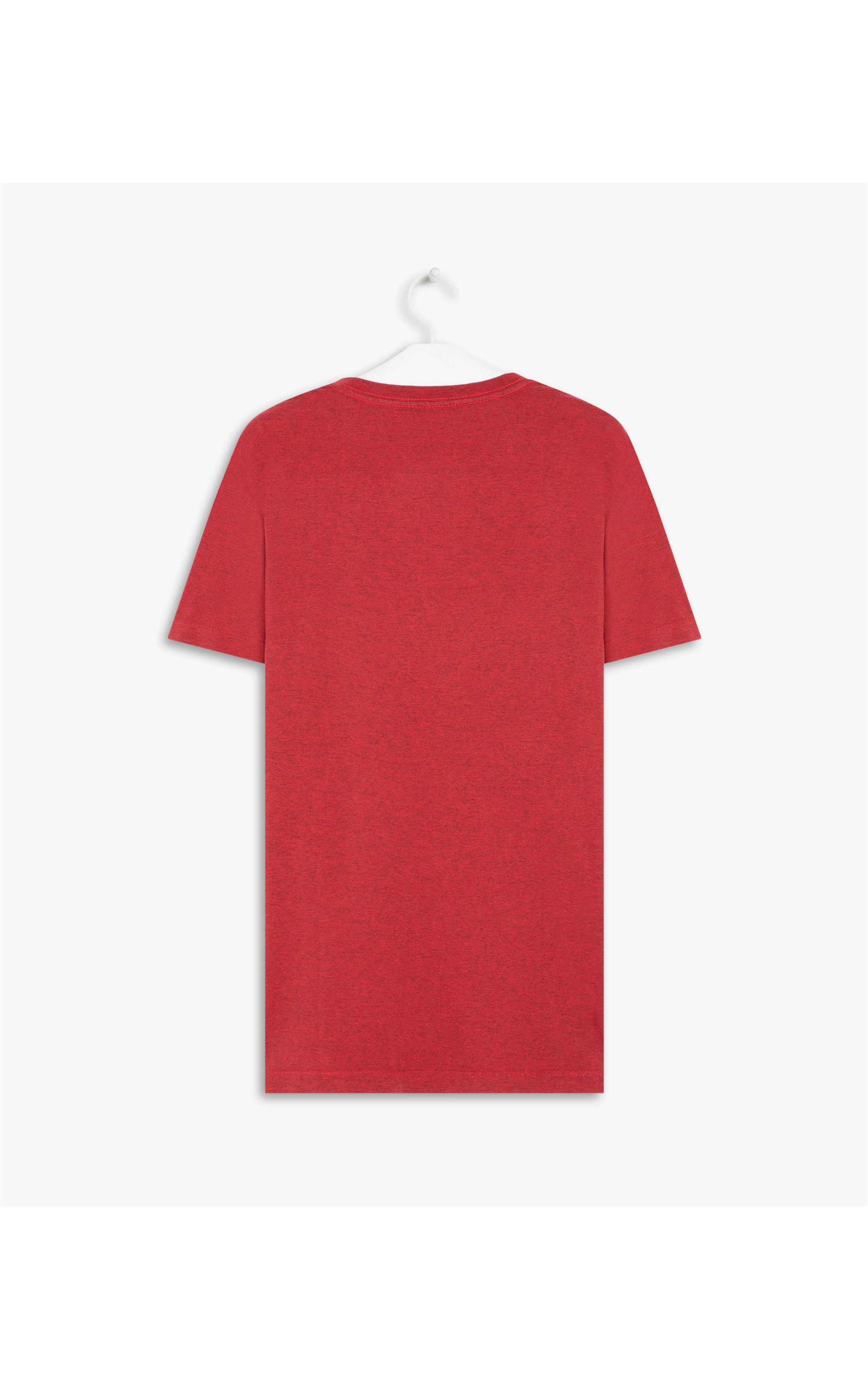 T-Shirt Malha Mescla Sobretinto Richards Cereja