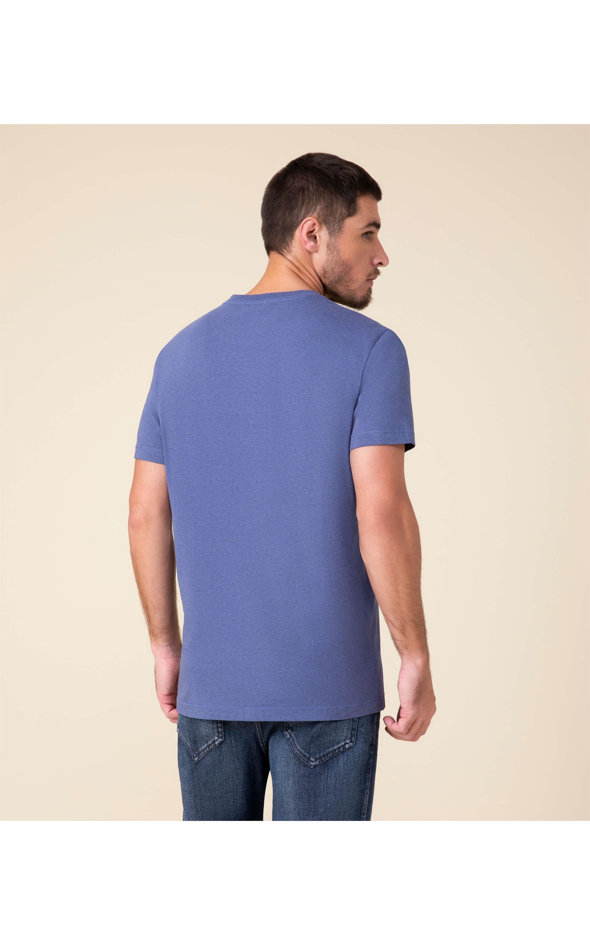 T-Shirt Malha Mescla Sobretinto Richards Hortencia