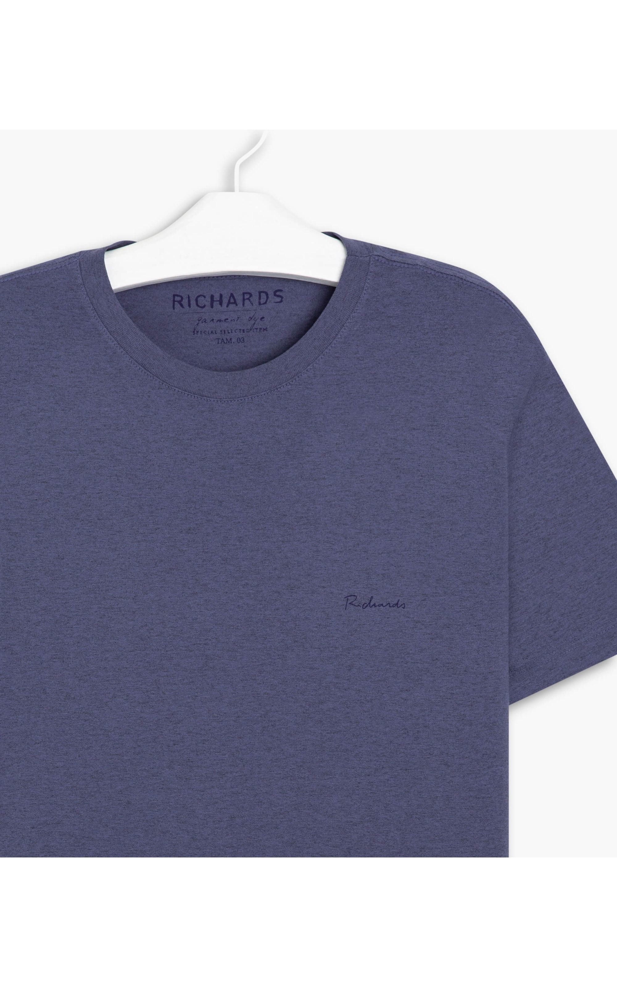 T-Shirt Malha Mescla Sobretinto Richards Hortencia