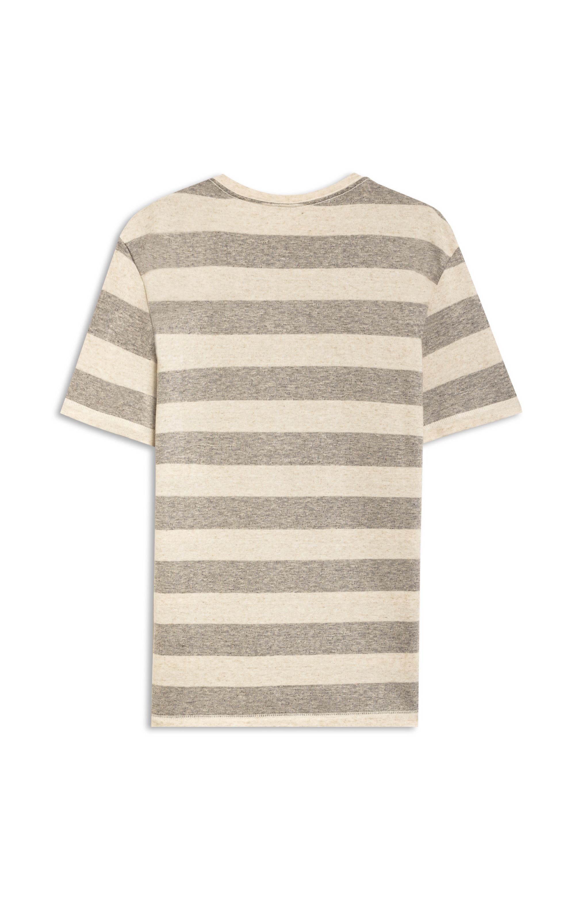 T-Shirt Malhão Listrado Lb Preto
