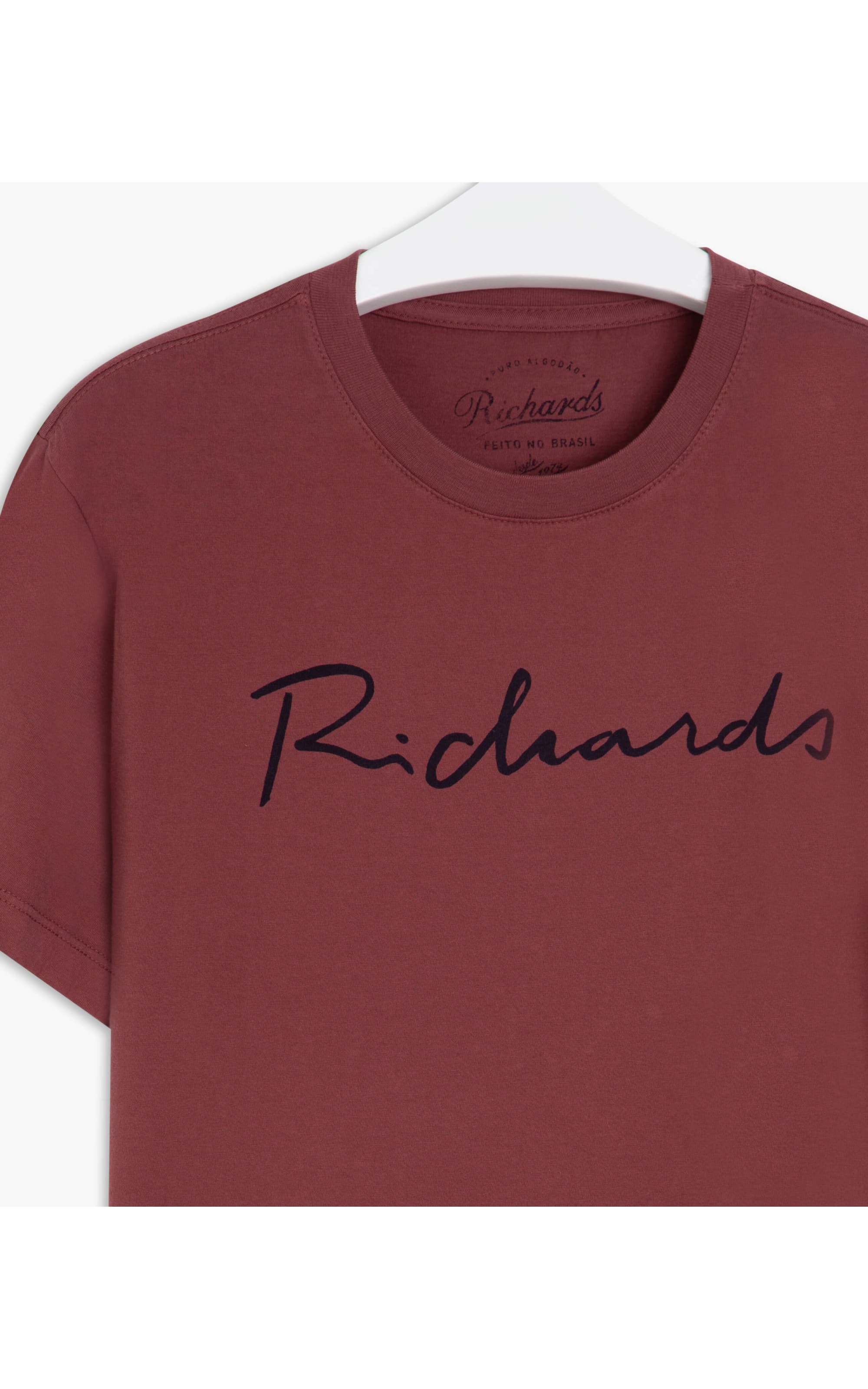 T-Shirt Manuscrito Richards Bordeaux