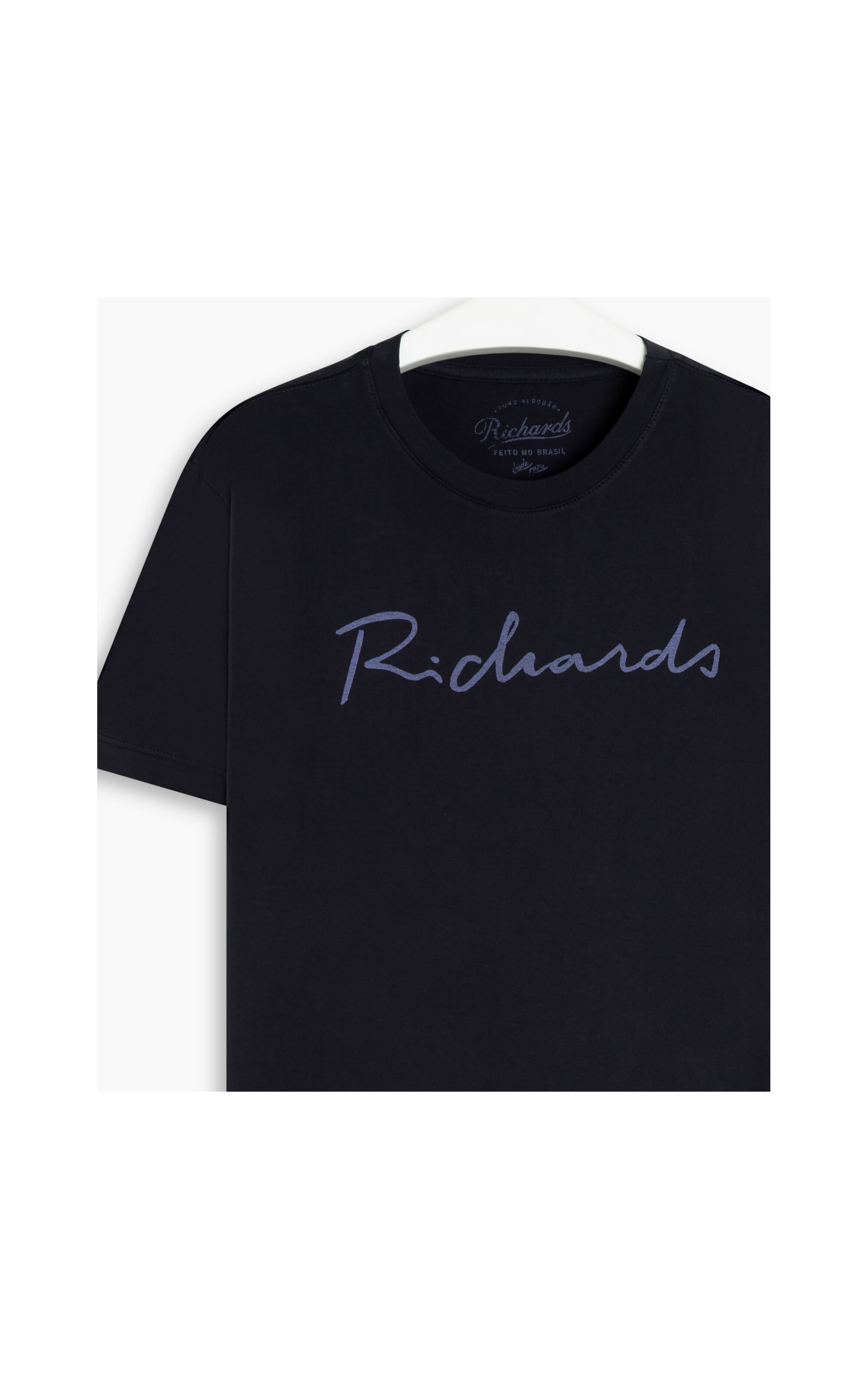T-Shirt Manuscrito Richards Dark Navy