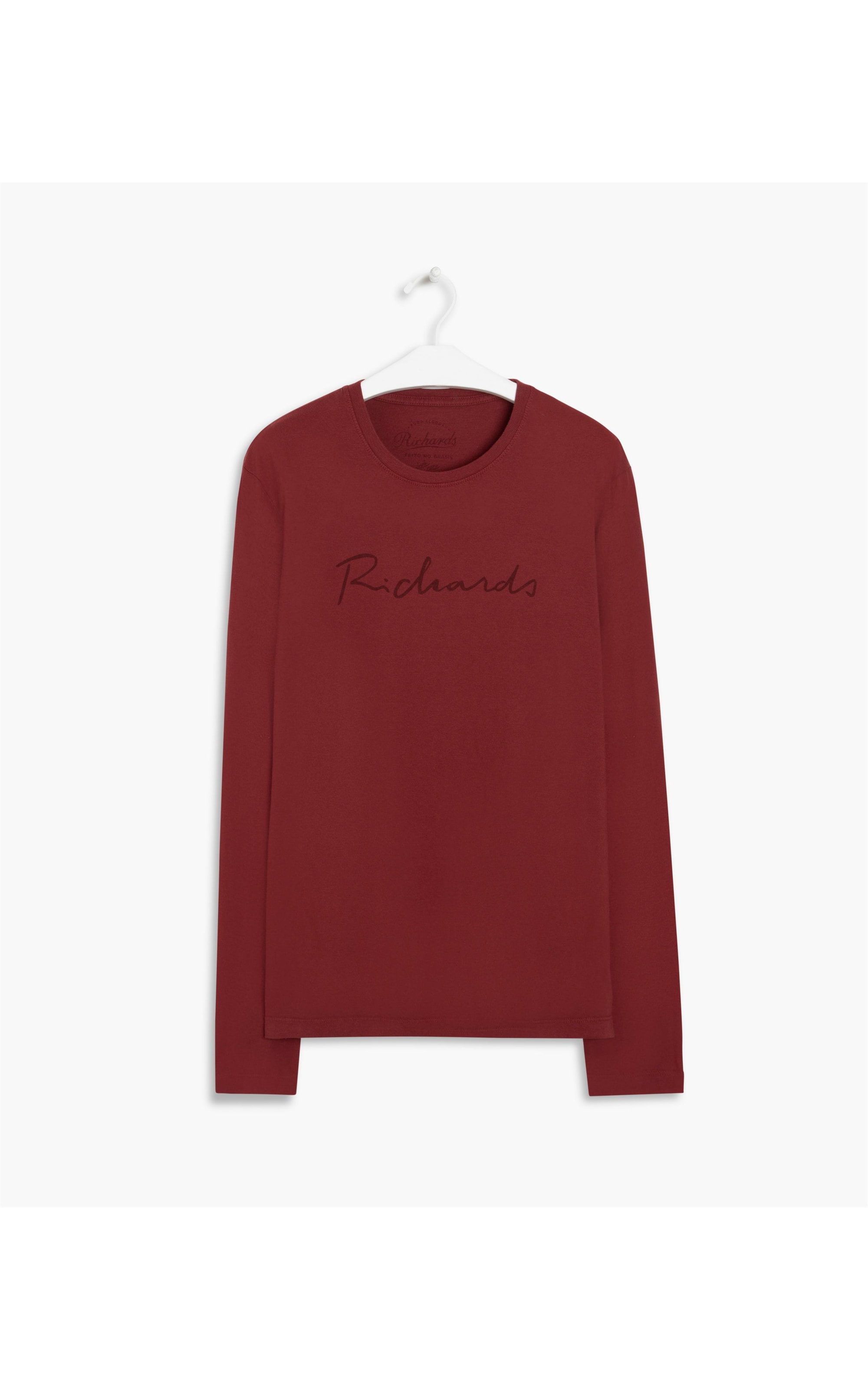 T-Shirt Manuscrito Richards Ml Bordeaux