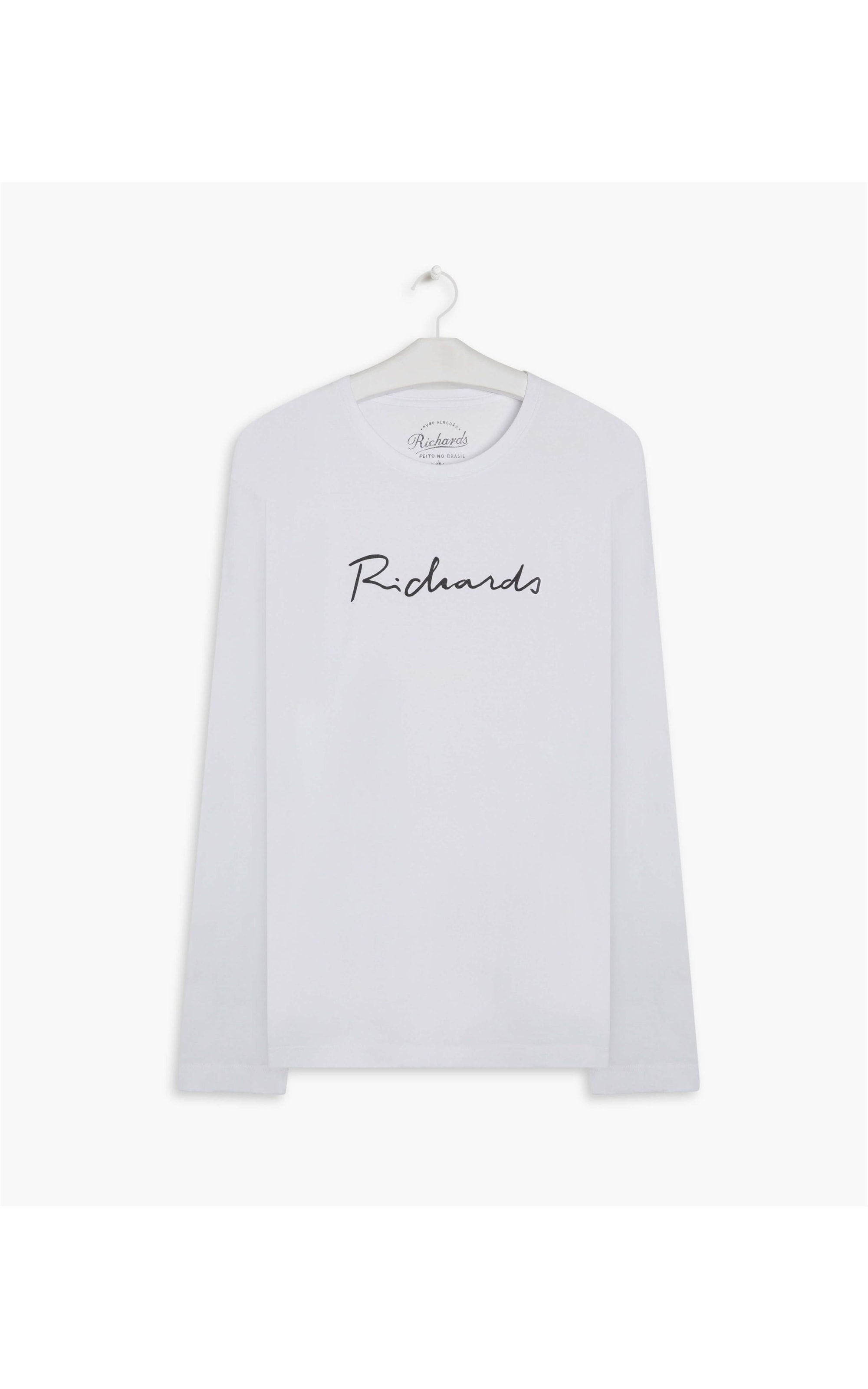 T-Shirt Manuscrito Richards Ml Branco