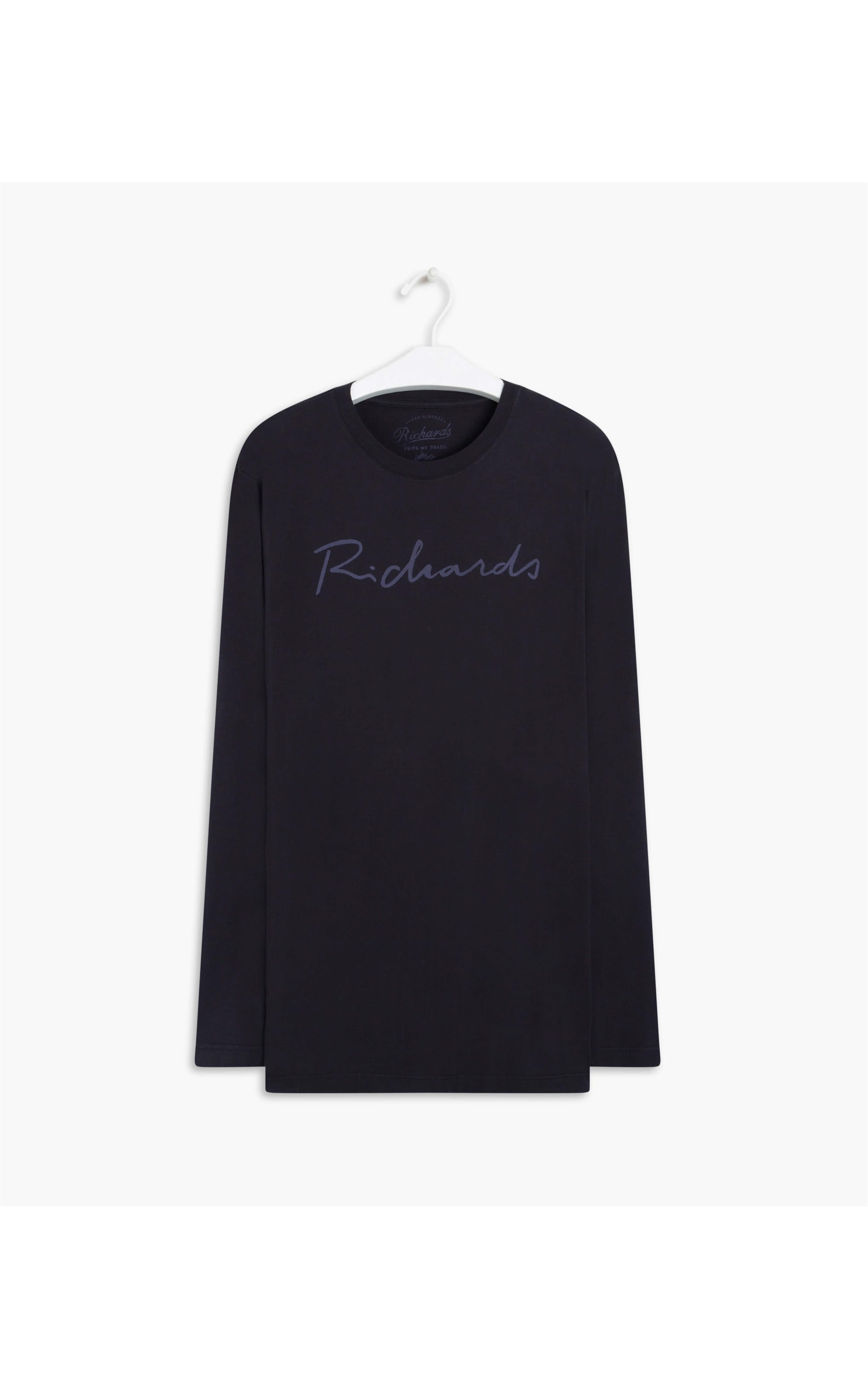 T-Shirt Manuscrito Richards Ml Dark Navy