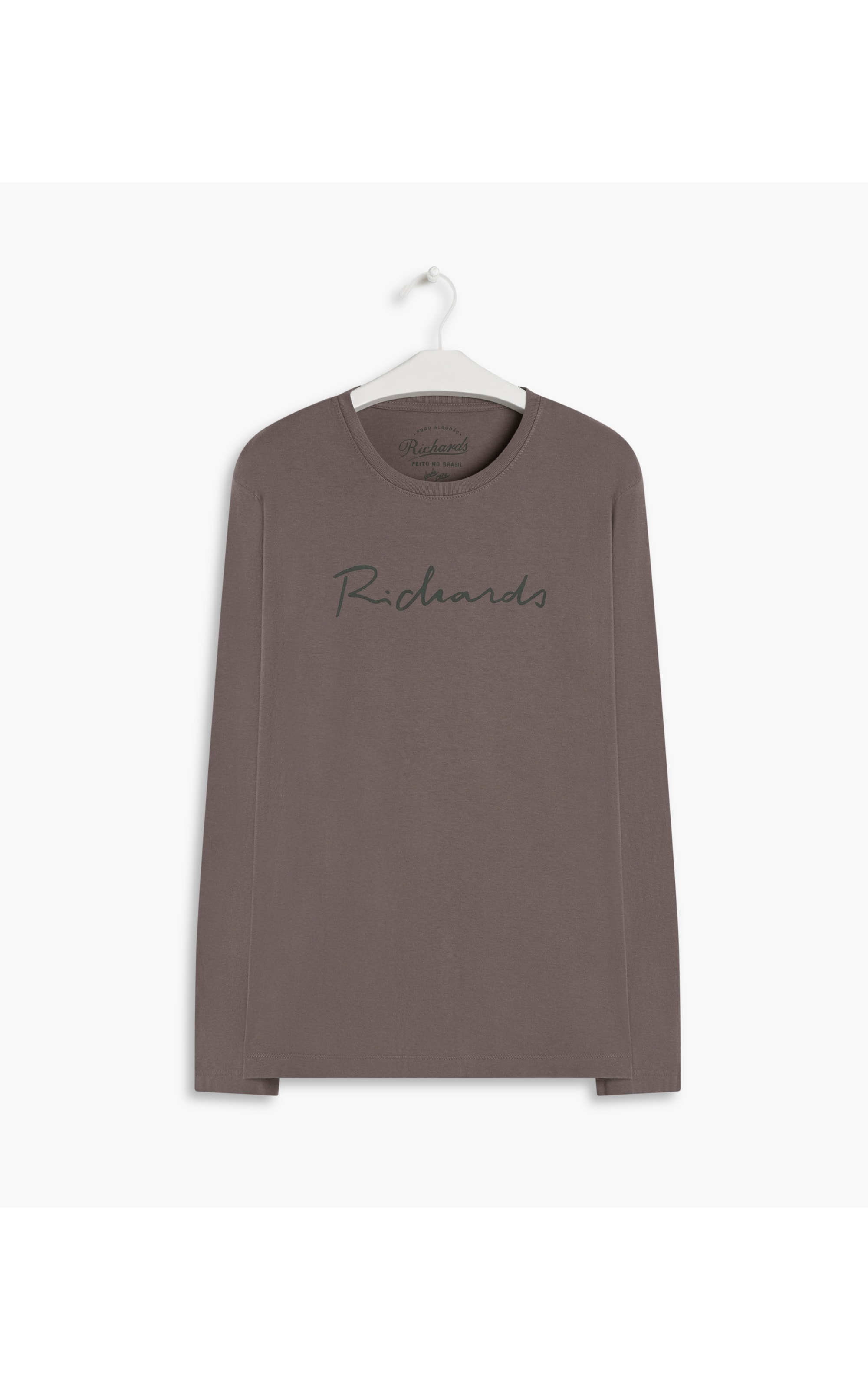 T-Shirt Manuscrito Richards Ml Tabaco