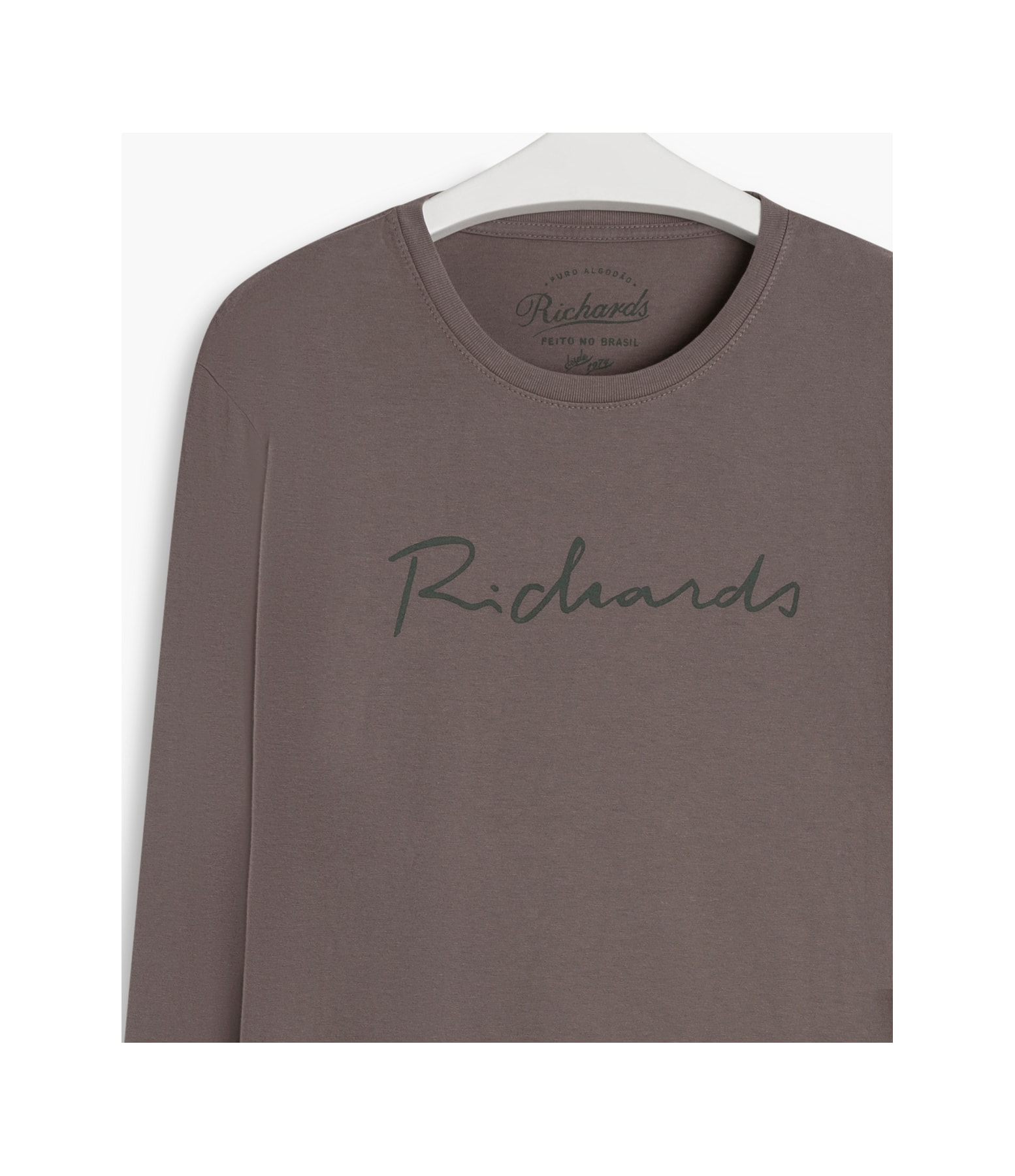 T-Shirt Manuscrito Richards Ml Tabaco