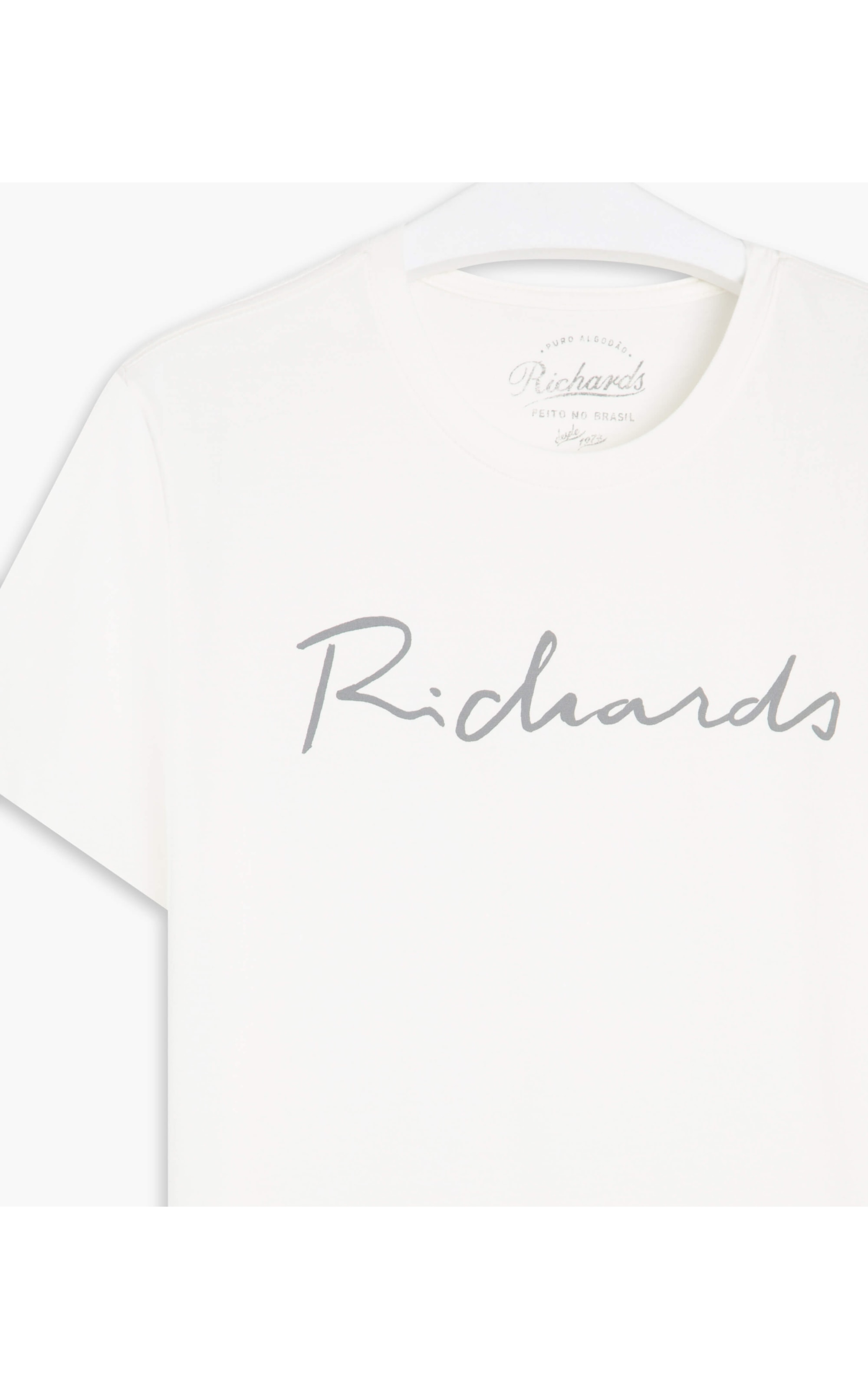 T-Shirt Manuscrito Richards Off White