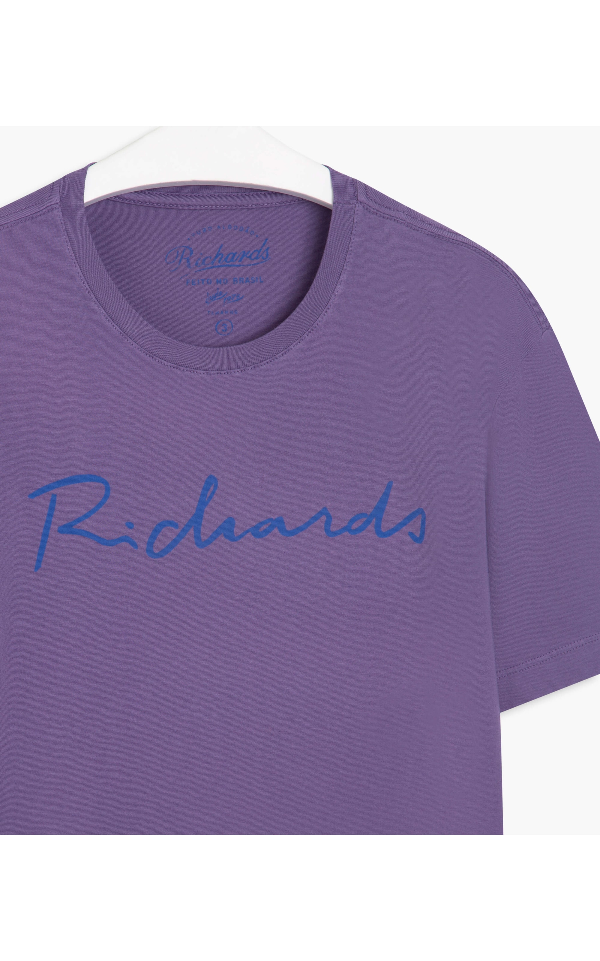 T-Shirt Manuscrito Richards Roxo