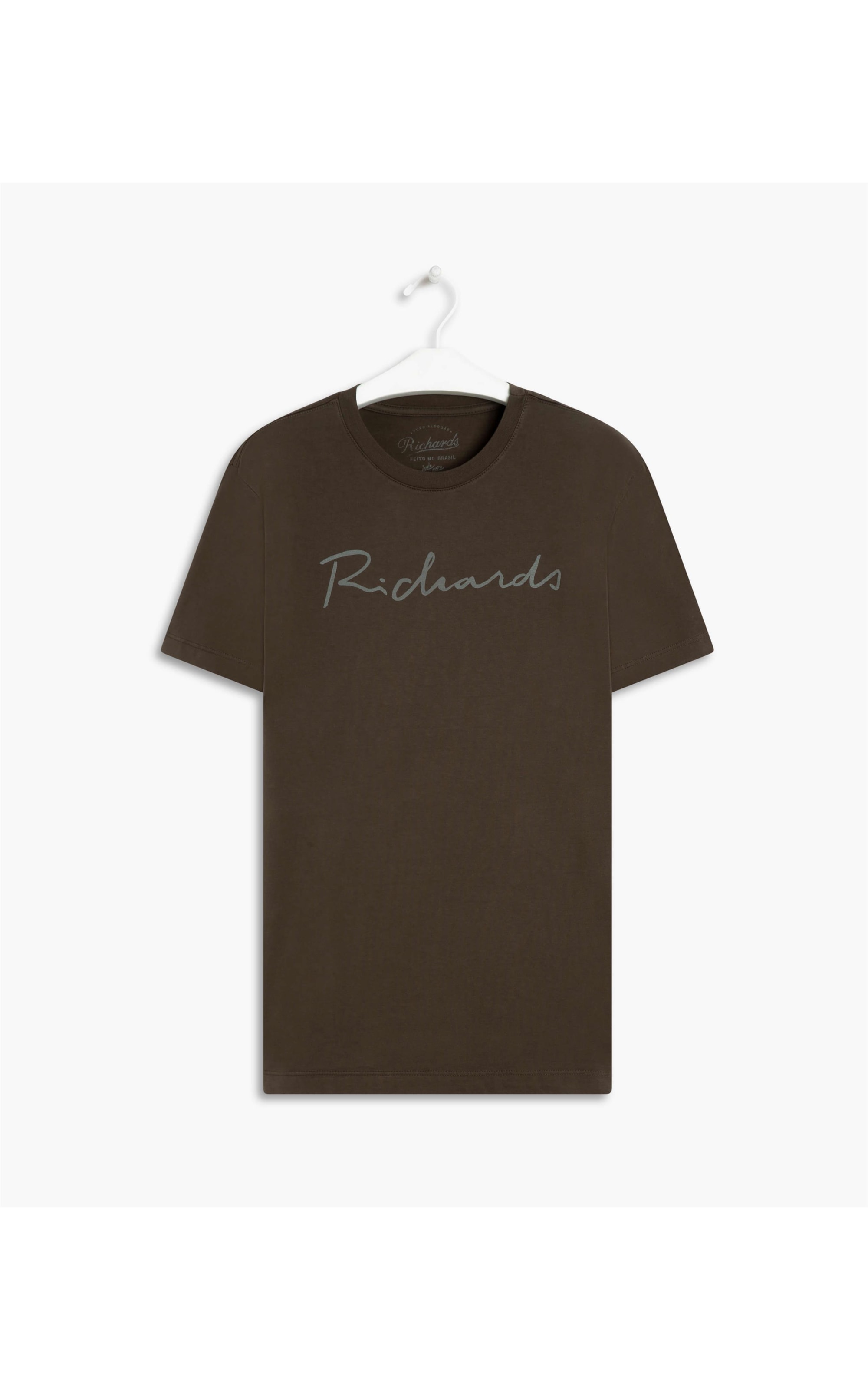 T-Shirt Manuscrito Richards Tabaco