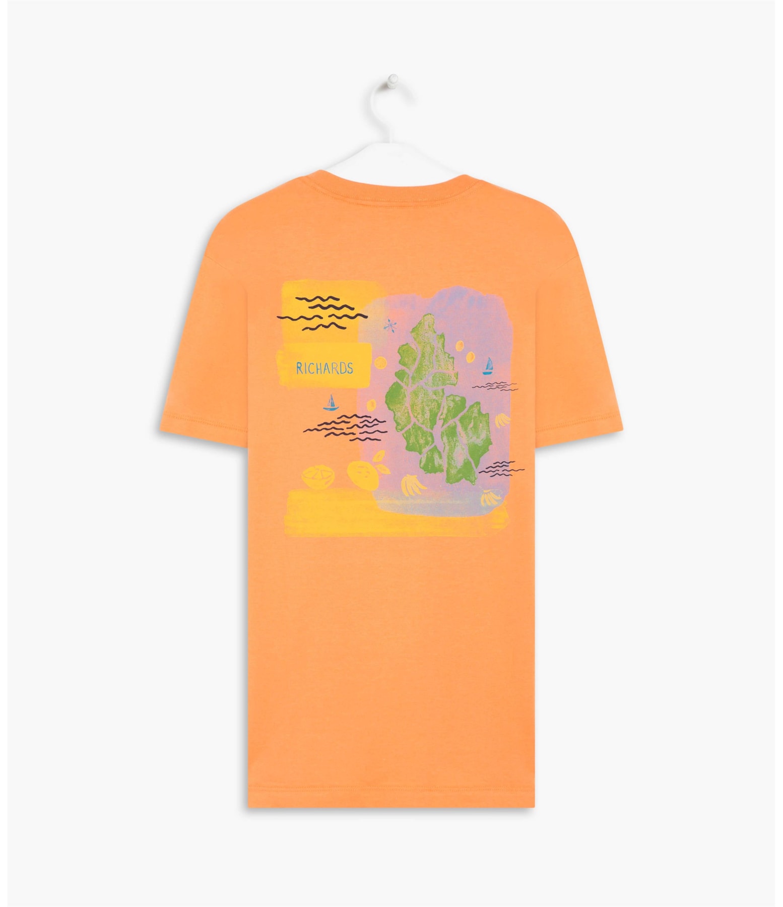 T-Shirt Map Relevo Coral