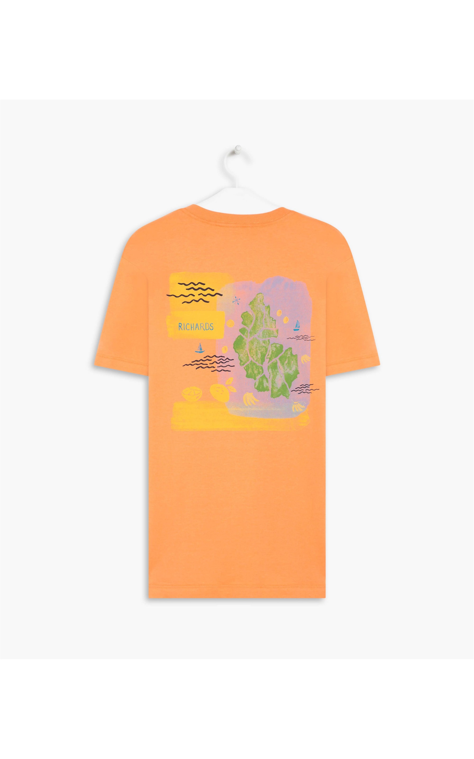 T-Shirt Map Relevo Coral