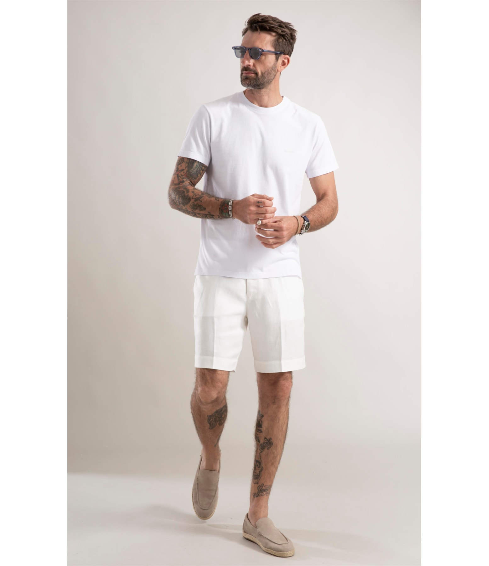 T-Shirt Mapa French Coast Branco