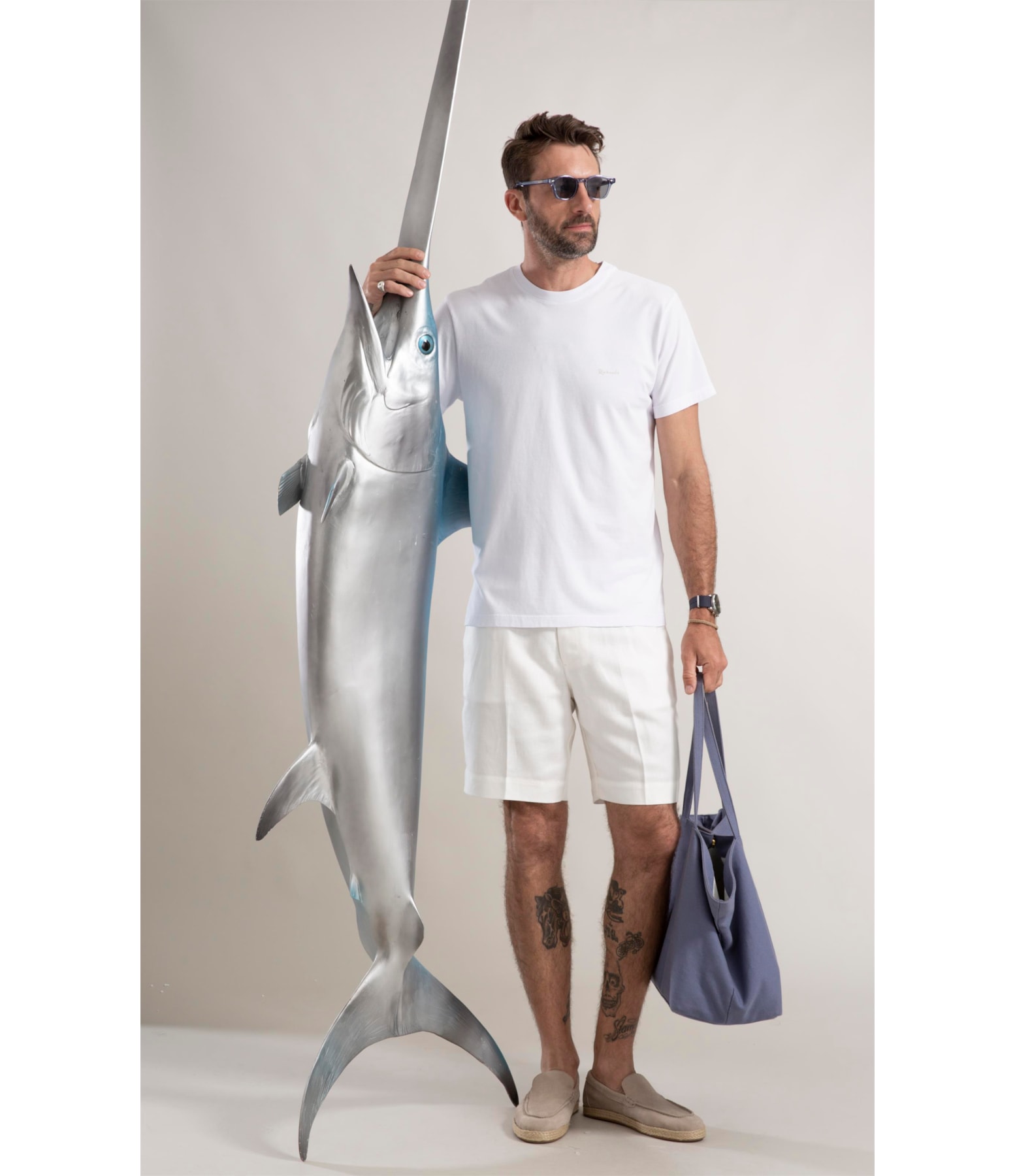 T-Shirt Mapa French Coast Branco