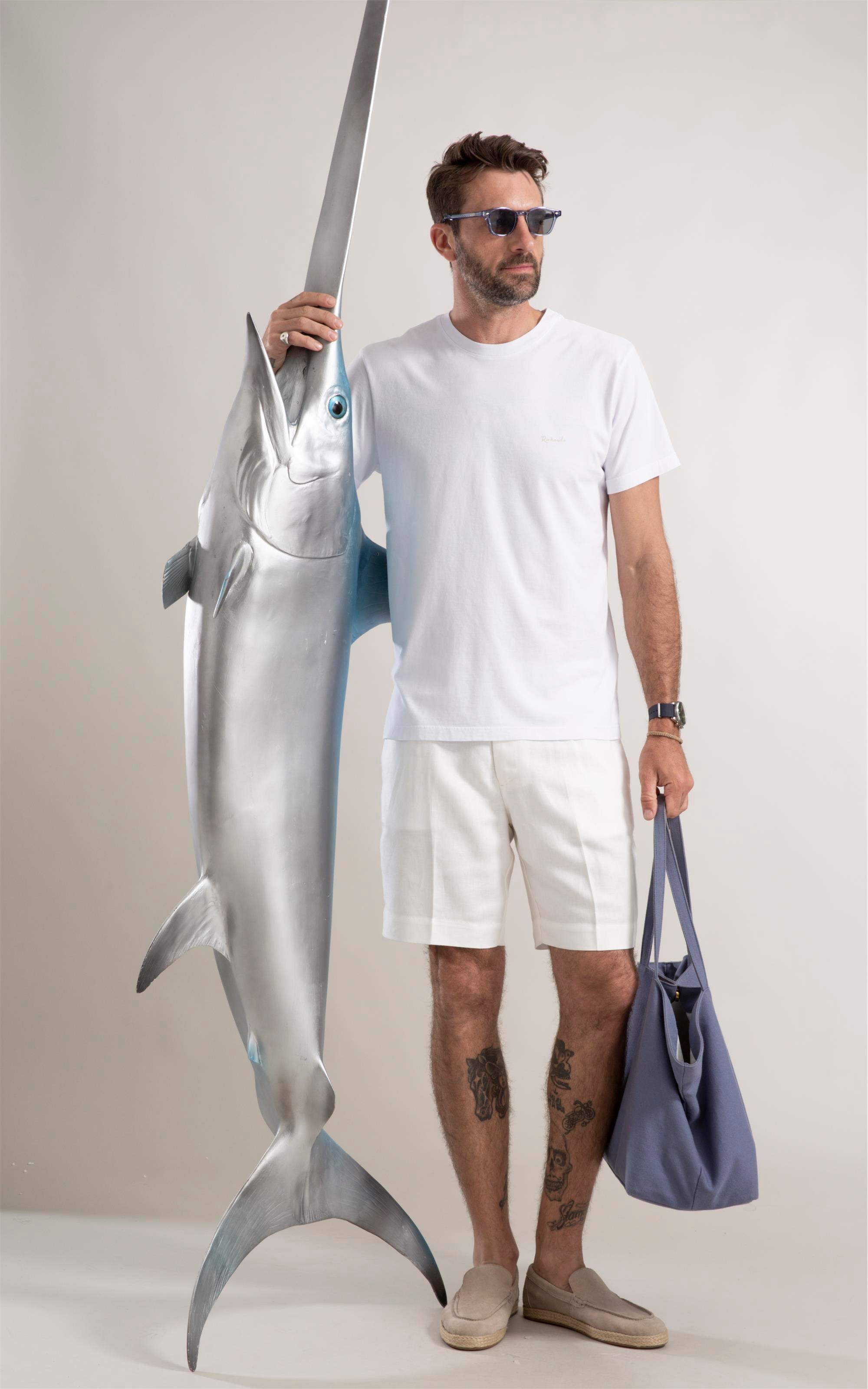 T-Shirt Mapa French Coast Branco